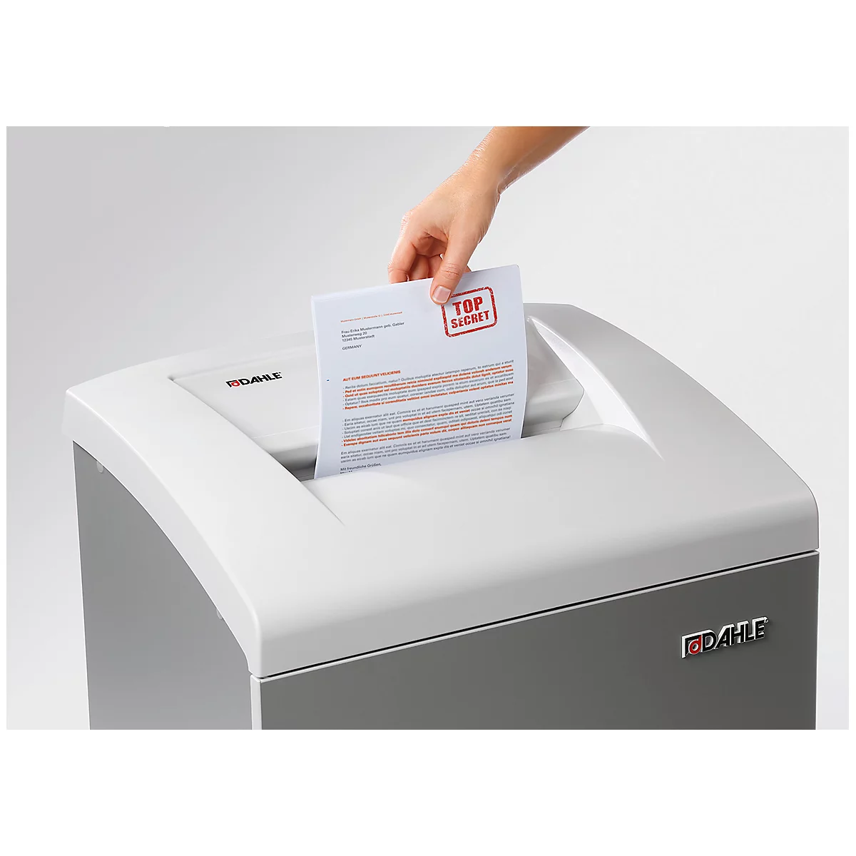 Dahle papierversnipperaar 406 AIR, micro-cut 4 x 40 mm, aparte CD-invoersleuf, filter,
