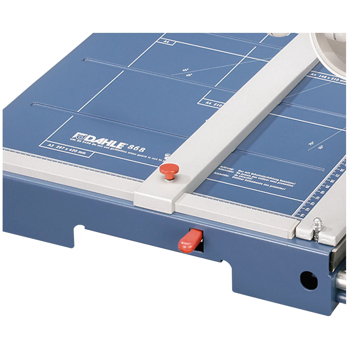 Dahle Schneidemaschine 868, für 35 Blatt, Schnittlänge 460 mm, Schnitthöhe 3,5 mm