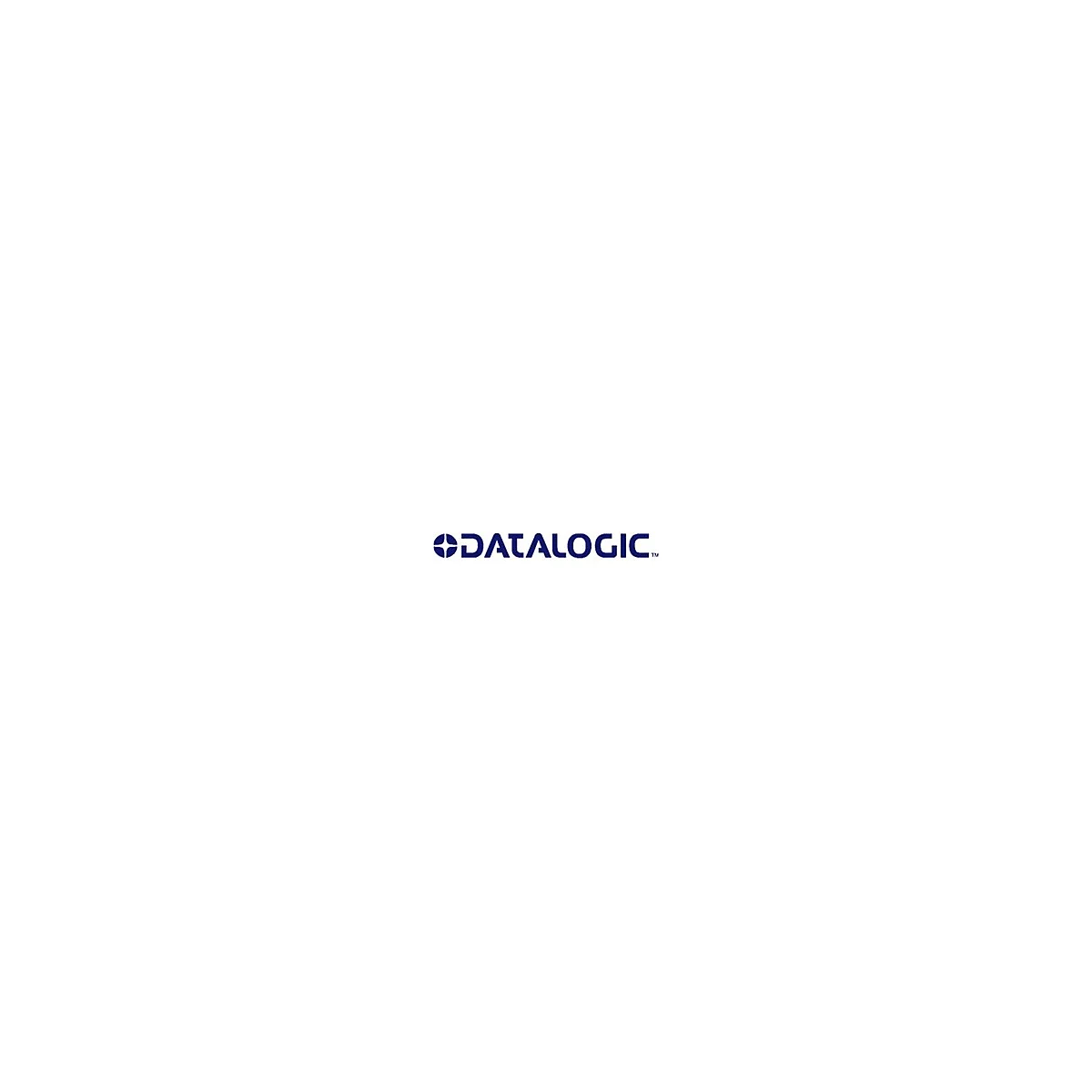 Blaues Datalogic-Logo auf weißem Hintergrund.