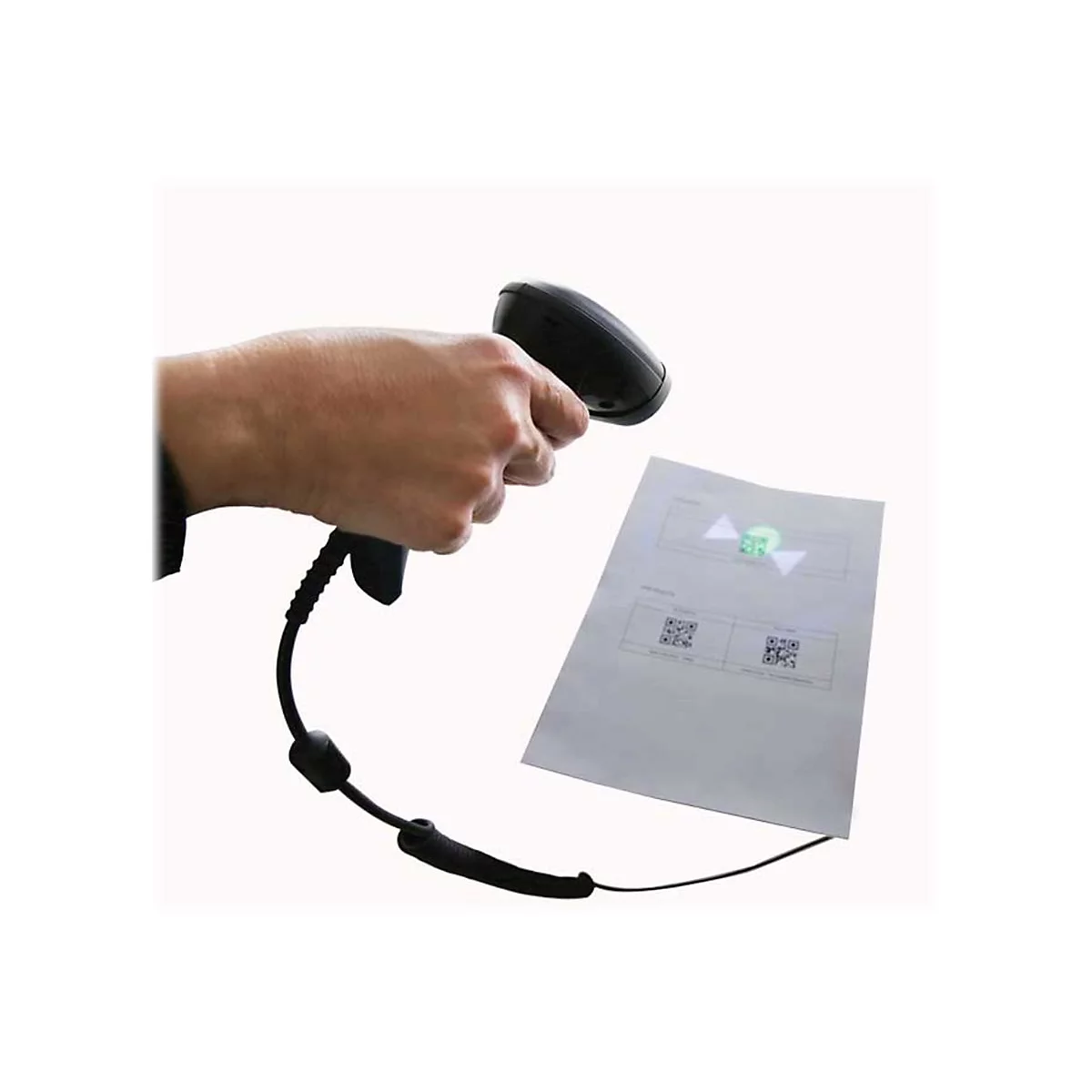 Datalogic QuickScan QD2500, 2D, Multi-IF, Digimarc, USB-Kit, Tilt-Stand, schwarz