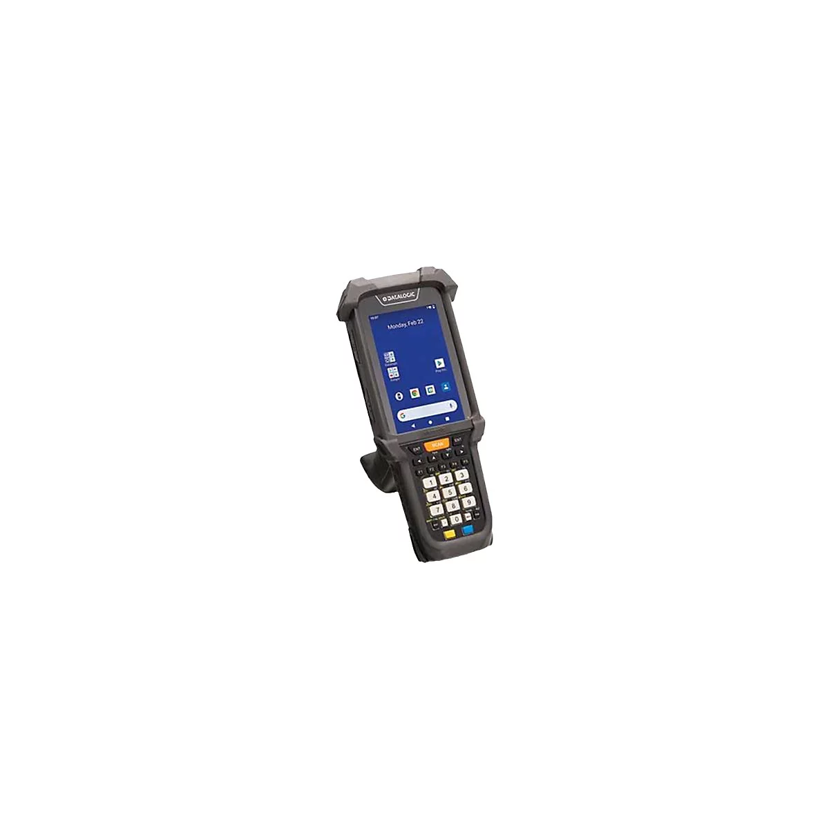 Datalogic Skorpio X5, contactless, 2D, MR, USB-C, BT, Wi-Fi, num., Gun, ext. bat., black, Android