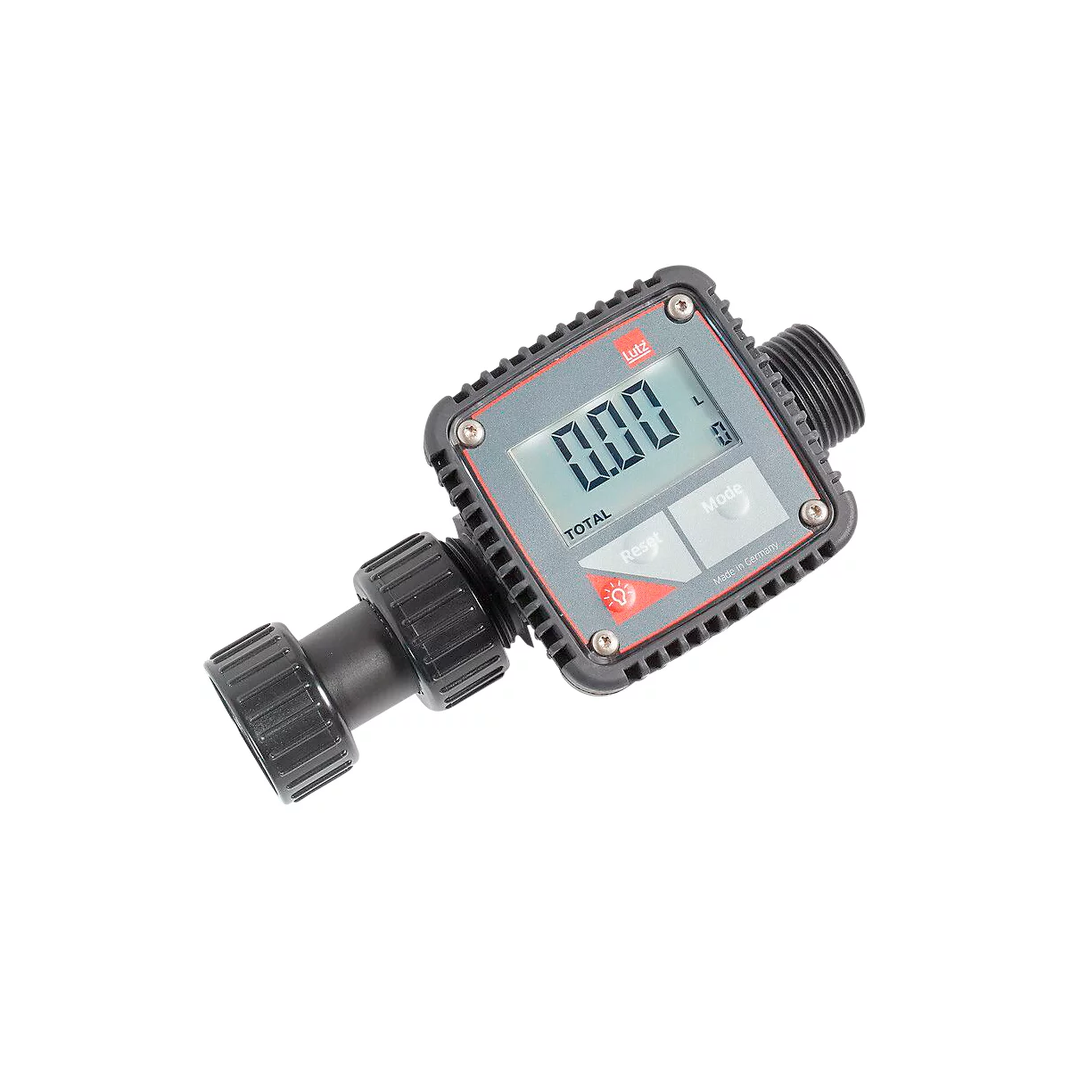 Debietmeter, toebehoren voor container-pompset, aansluiting G 1 inch