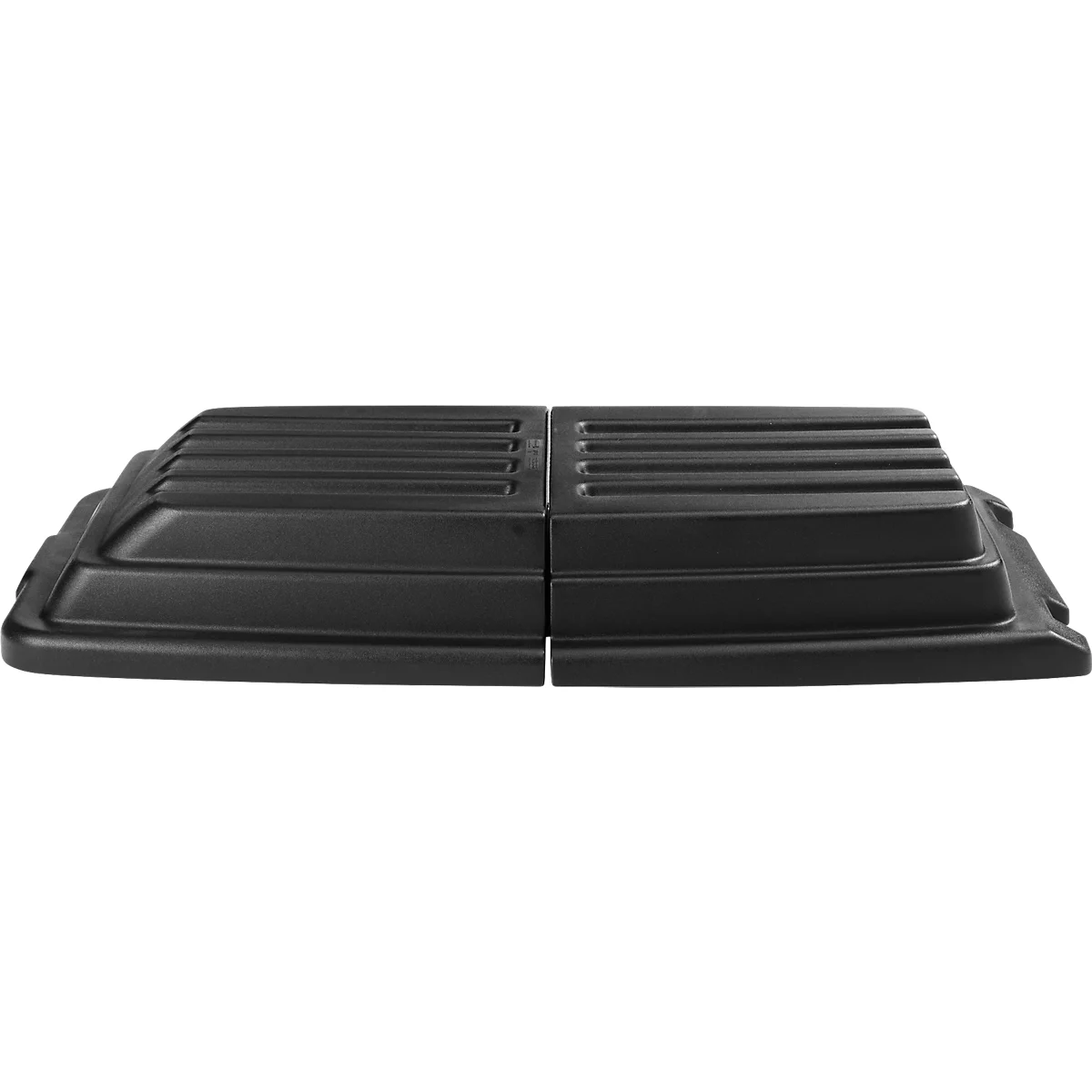 Deckel für Kippmulde Rubbermaid Tilt Truck 0,8 m³, mit Griffen, L 1698 x B 876 x H 229 mm, schwarz