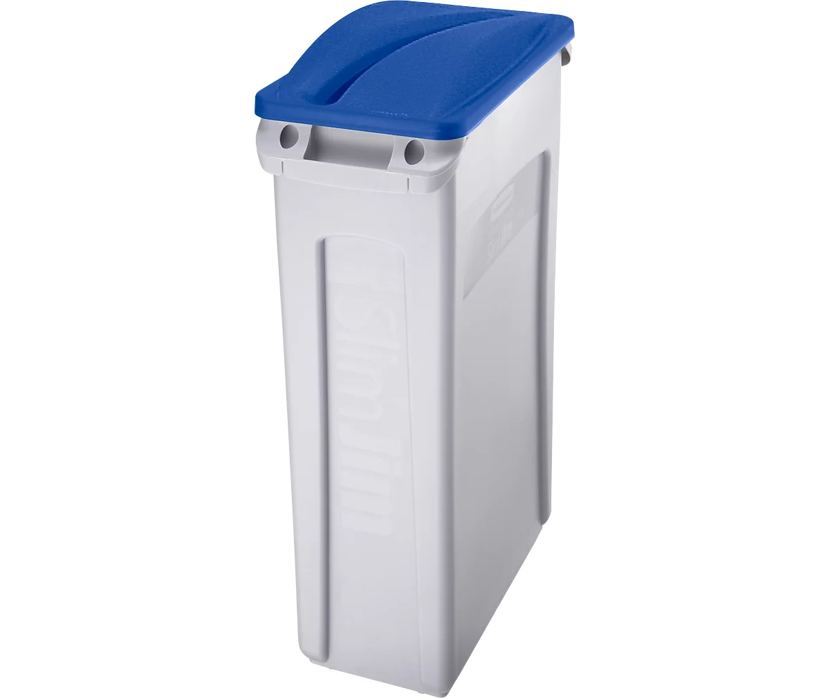 Deckel für Papiereinwurf, für Abfallbehälter Slim Jim®, blau