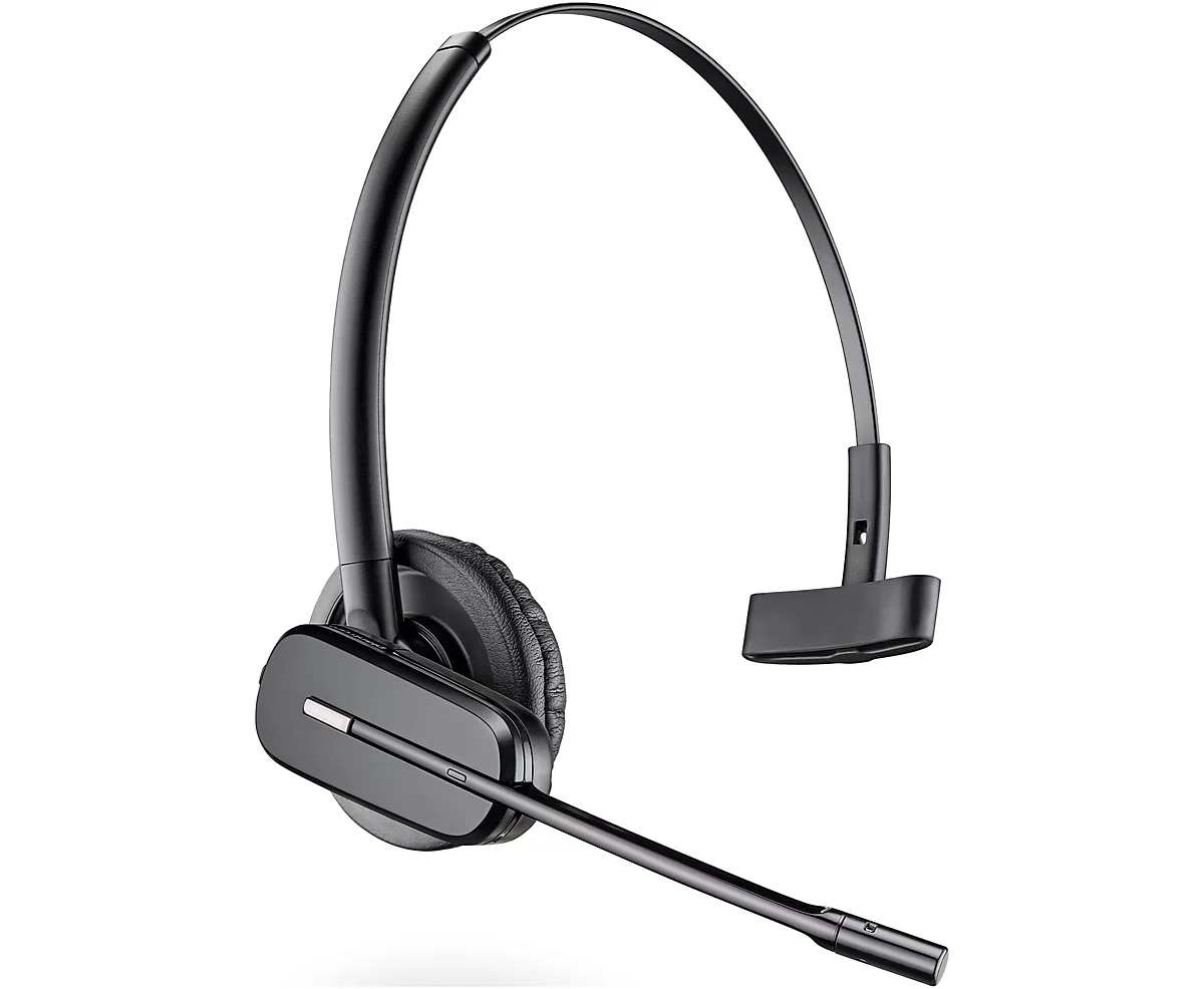 Aanbeveling weekend tentoonstelling DECT-headset Plantronics CS540, snoerloos/monogeluid, incl. telefoonadapter  APA-23, 120 m bereik voordelig kopen | Schäfer Shop