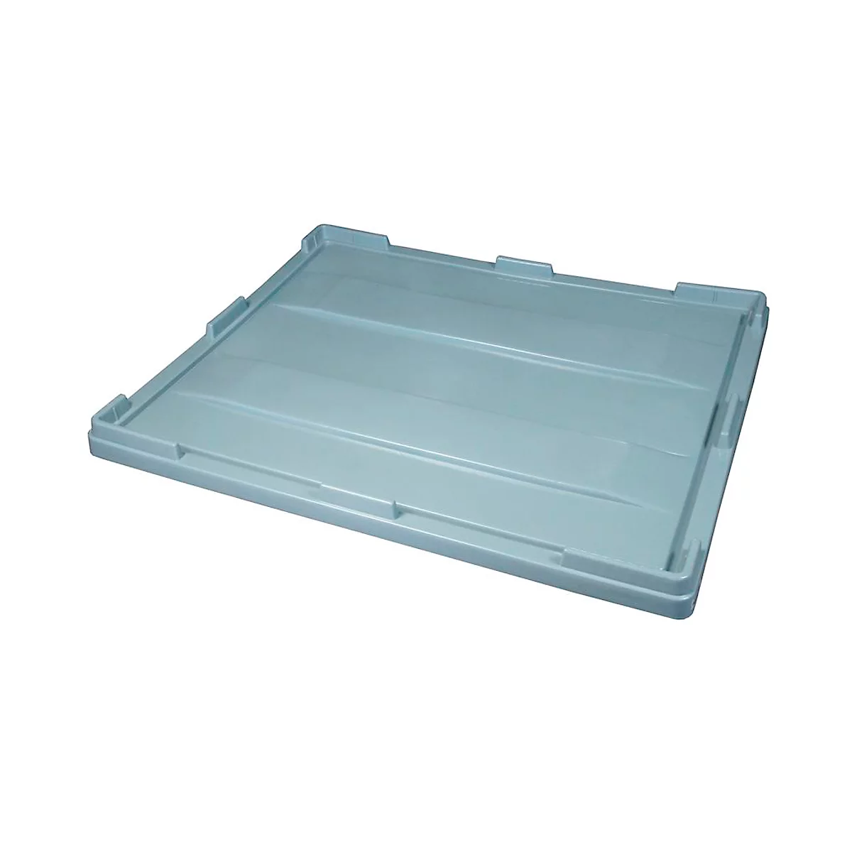 Deksel FP-EDA 1210 LID, voor Big Box grote containers met buitenafmetingen L 1000 x B 1200 mm, polypropyleen, grijs