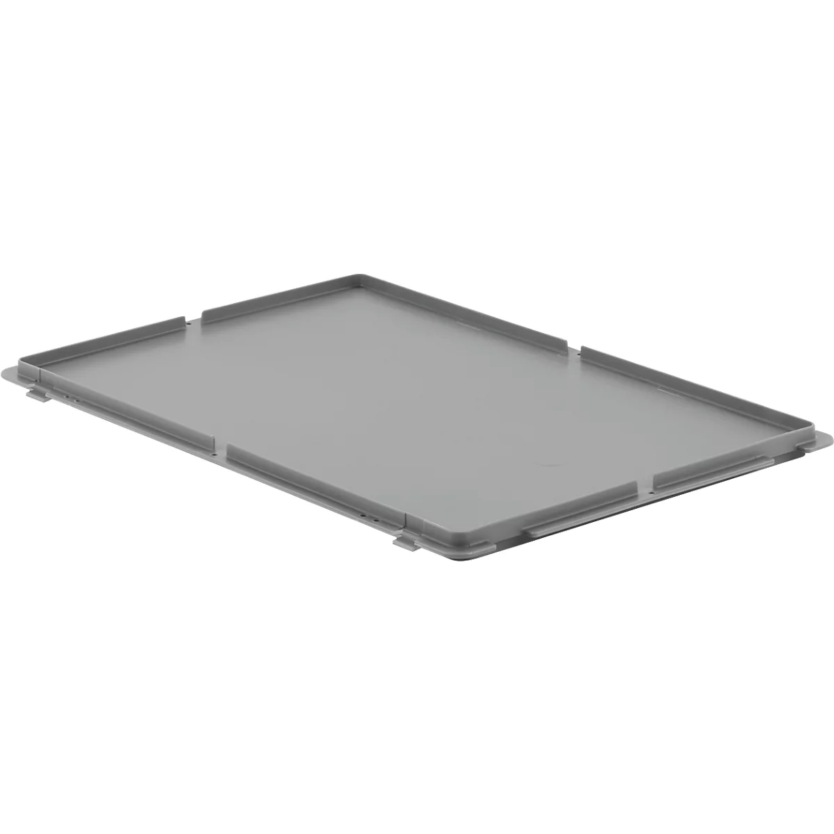 Deksel, voor EURO-koffers uit de MF- en LTF-serie, met haak, lichtgrijs