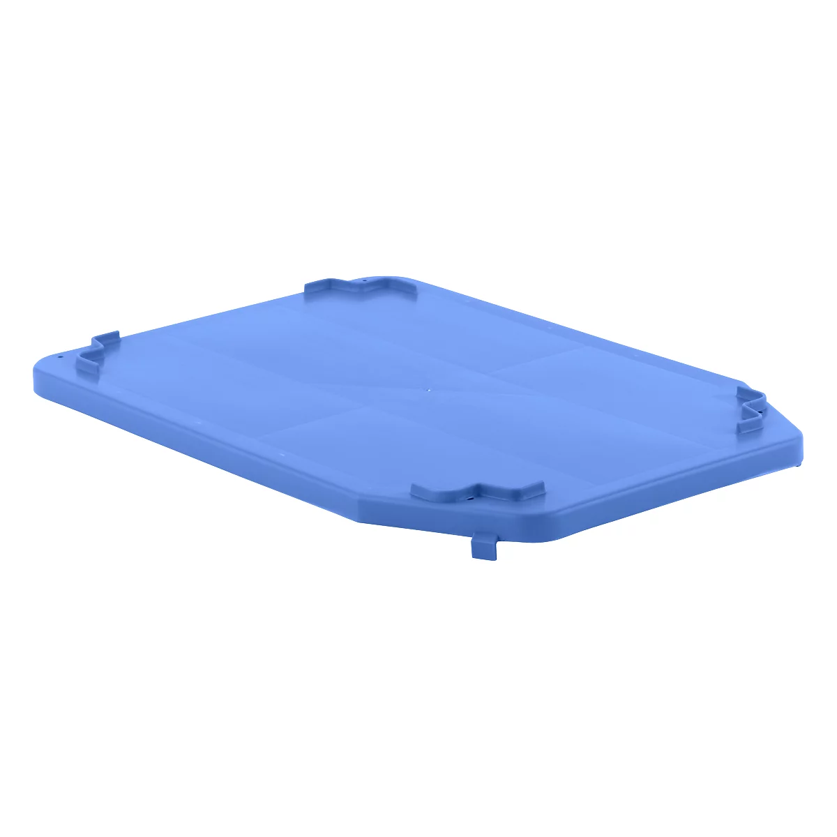 Deksel voor Euronorm bak FB 600, blauw