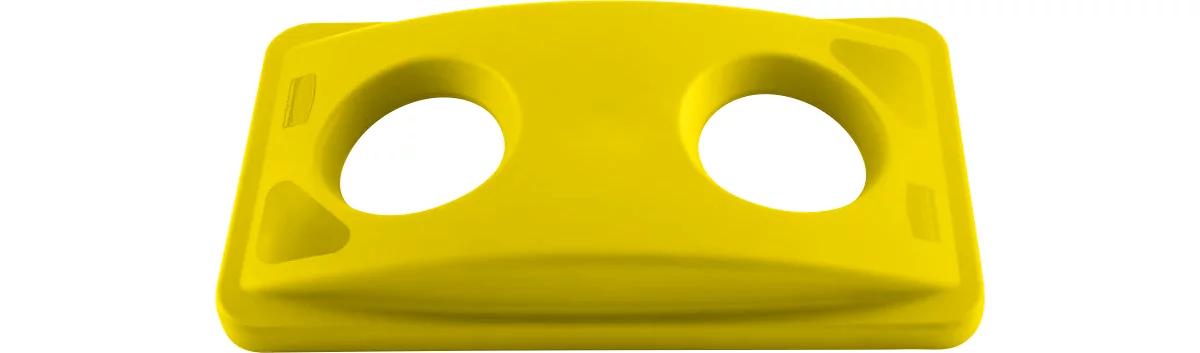 Deksel voor flesseninworp, voor Slim Jim® afvalcontainer, geel