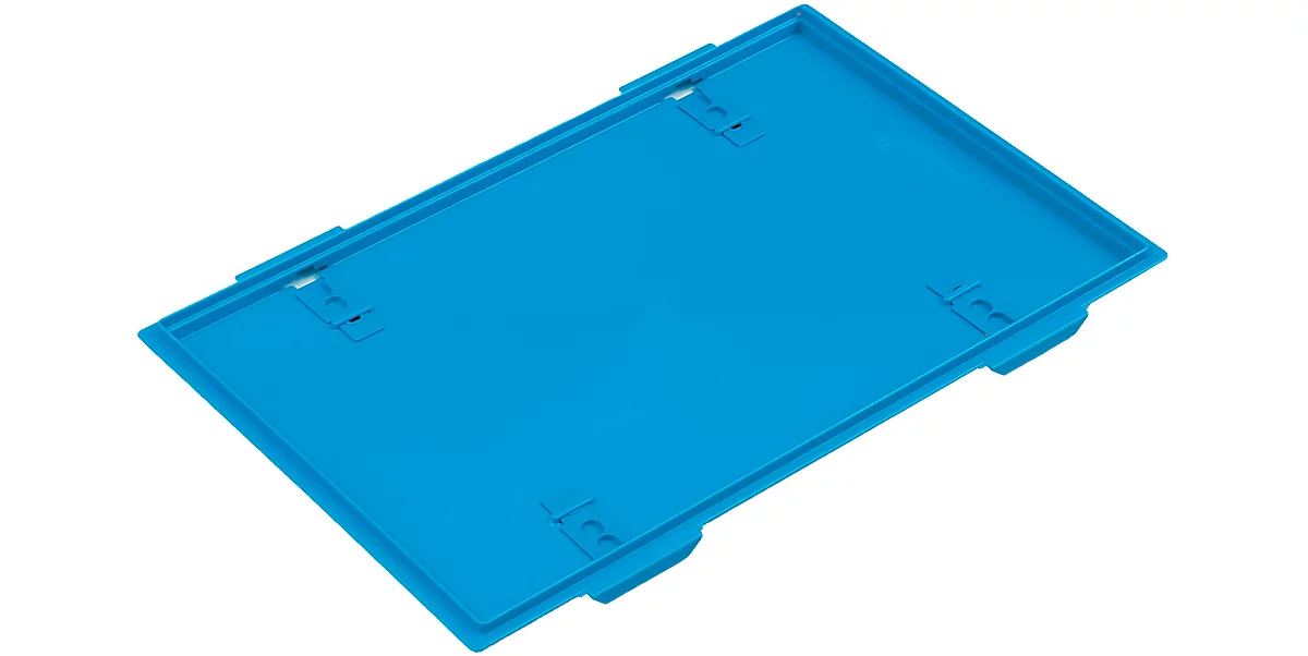 Deksel voor plooibox 600 x 400 mm, blauw