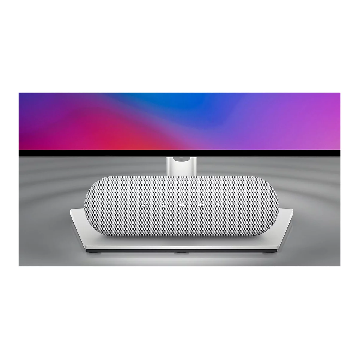 Dell AI Noise Cancellation Speakerphone SP3022 - VoIP-Freisprechtelefon für Tisch - kabelgebunden - aktive Rauschunterdrückung - USB-A, USB-C