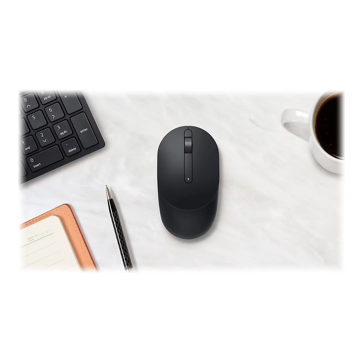 Dell MS300 - Maus - Full-Size - rechts- und linkshändig - optische LED - 3 Tasten