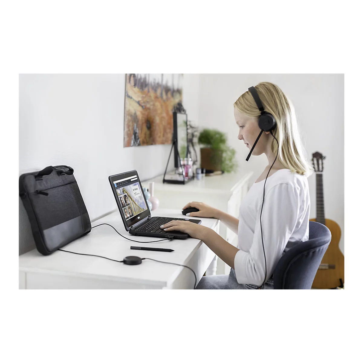 Dell MS3320W - Maus - 2.4 GHz, Bluetooth 5.0 - Schwarz