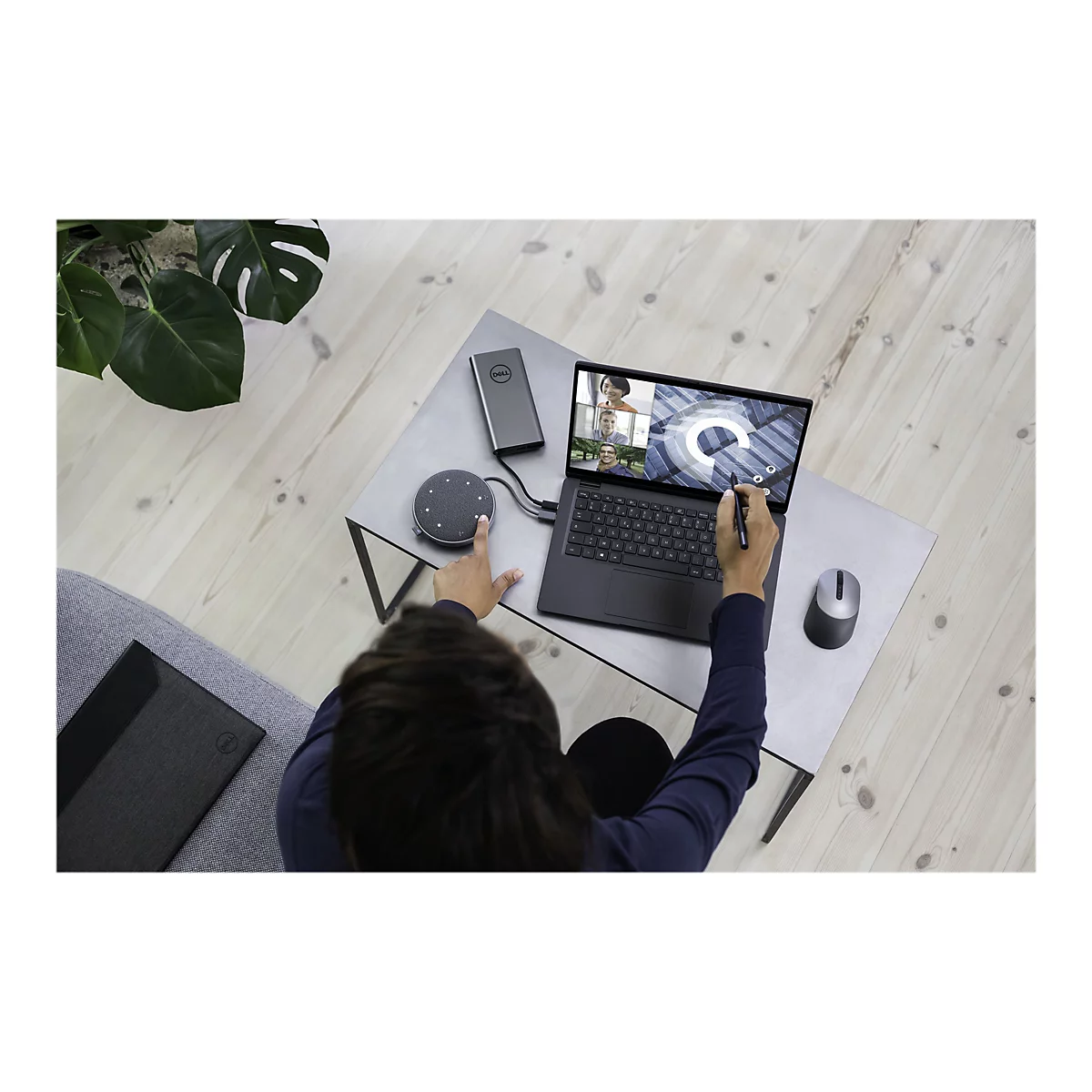 Dell MS5320W - Maus - 2.4 GHz, Bluetooth 5.0 - Titan Gray