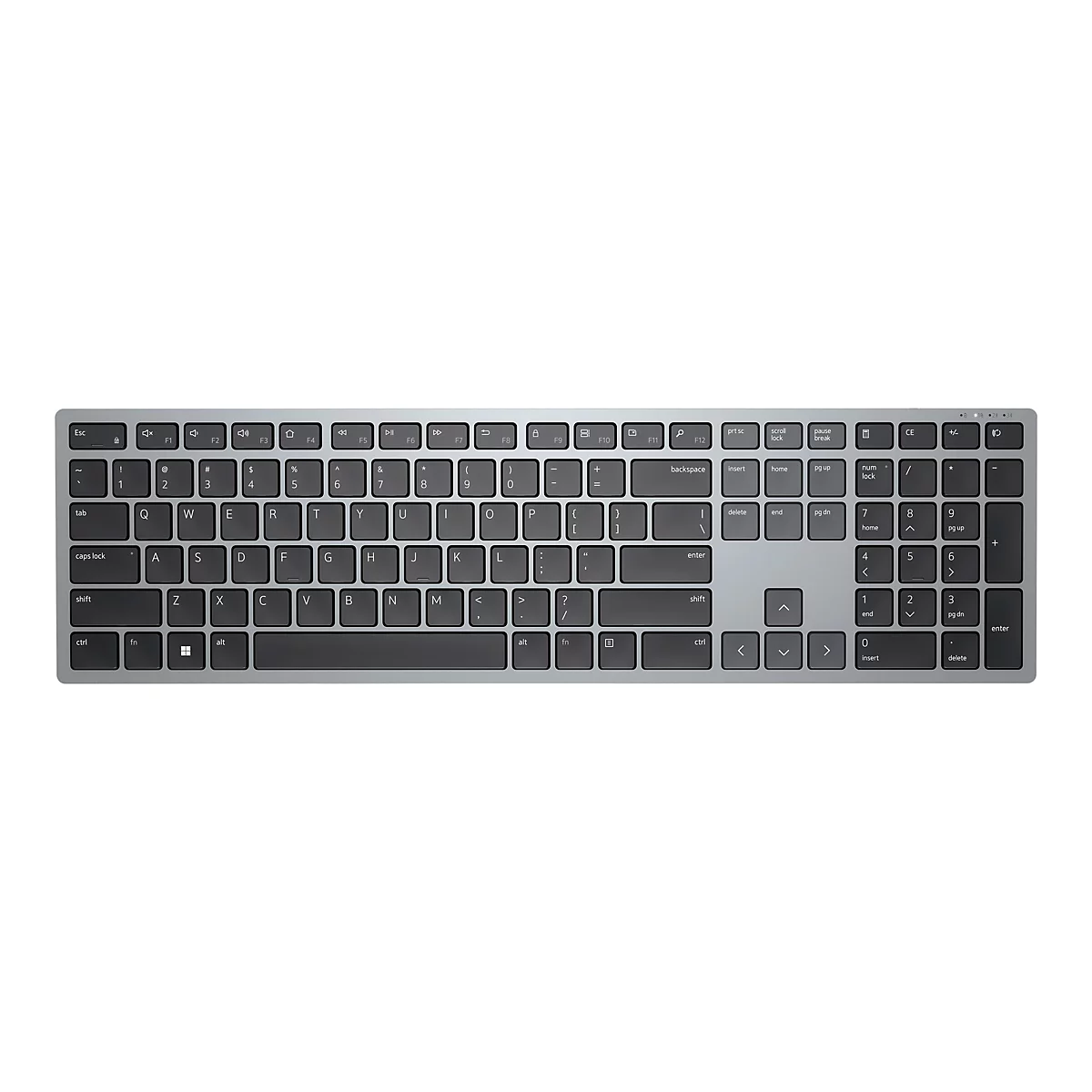 Dell Multi-Device KB700 - Tastatur - kabellos - 2.4 GHz, Bluetooth 5.0 - QWERTZ - Deutsch