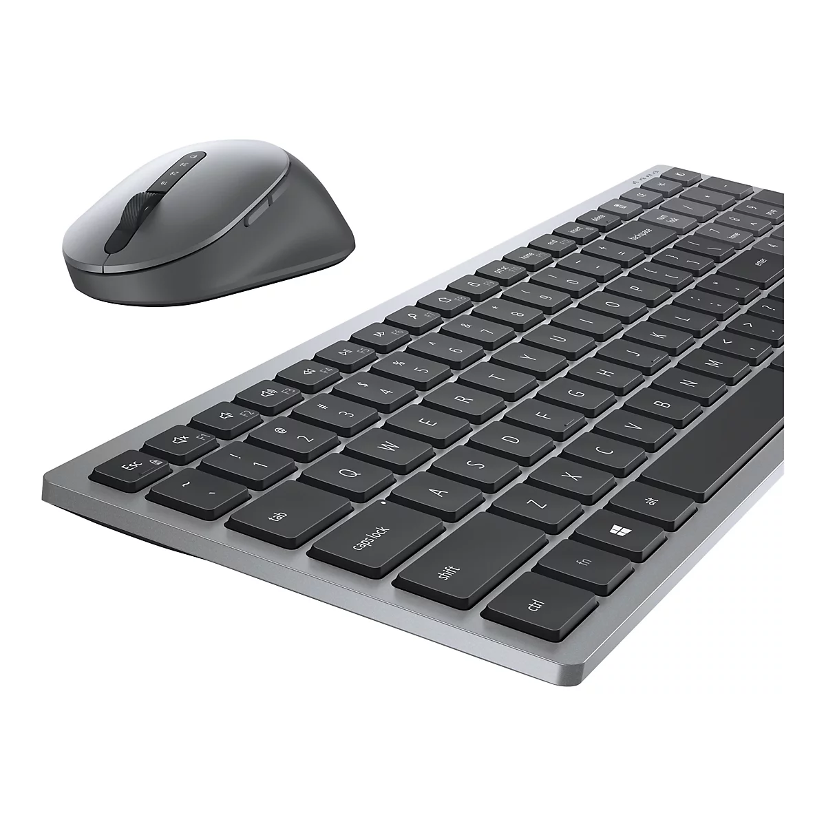 Dell Multi-Device KM7120W - Tastatur-und-Maus-Set - Bluetooth, 2.4 GHz - Deutsch - für Latitude 3420, 5421, 5521; OptiPlex 3080, 5080, 70XX; Precision 3640, 7550; XPS 15 9510