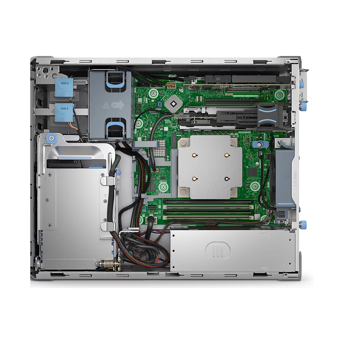 Dell PowerEdge T160 - Server - Compact Tower - 1-Weg - 1 x Xeon 6315P / 2.8 GHz - RAM 16 GB - HDD 2 TB - G200eW - 1GbE - kein Betriebssystem - Monitor: keiner - Schwarz - BTP - Dell Smart Selection, Dell Smart Value - mit 3 Jahre Basis Vor-Ort (DE...