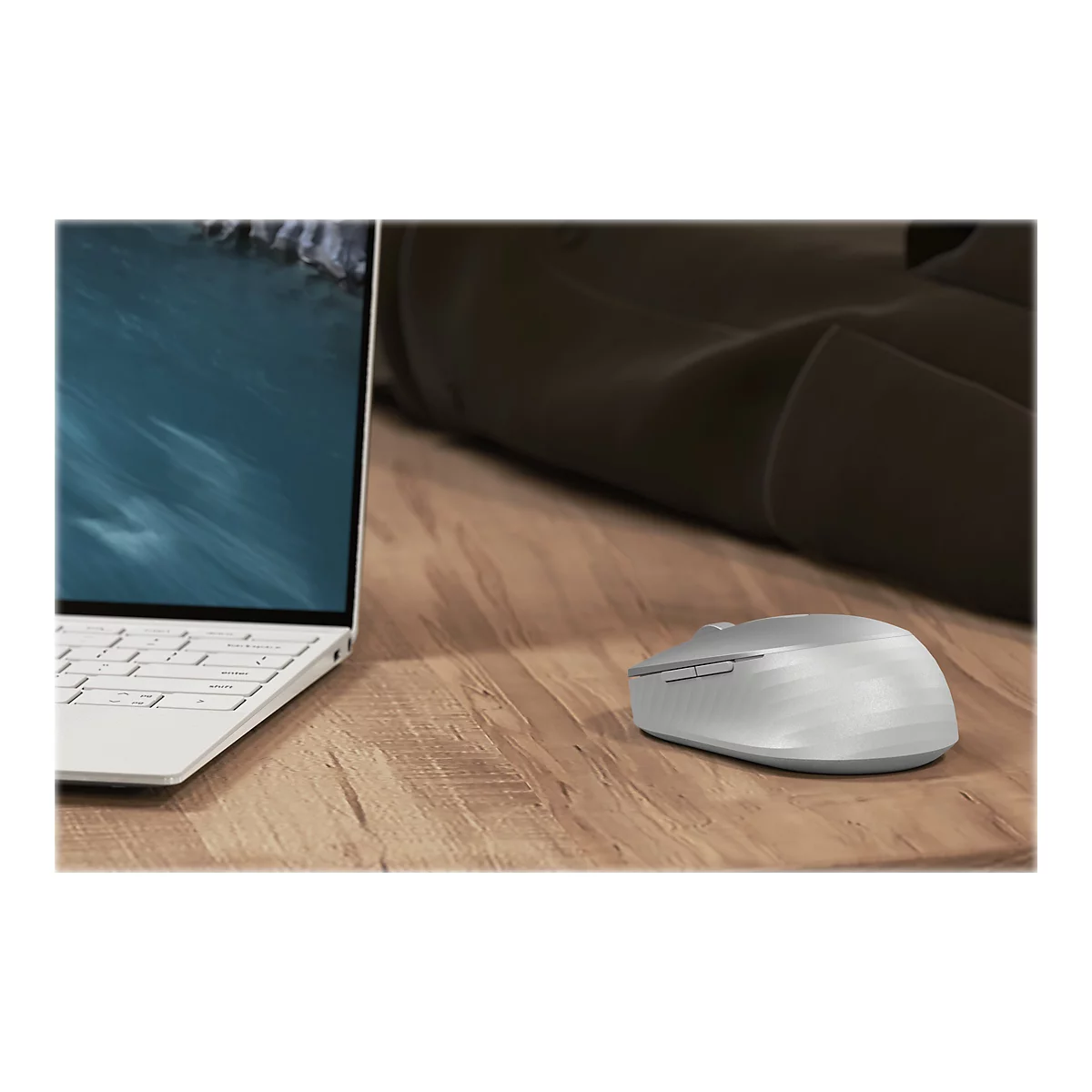 Dell Premier MS7421W - Maus - 2.4 GHz, Bluetooth 5.0 - Platinum Silver