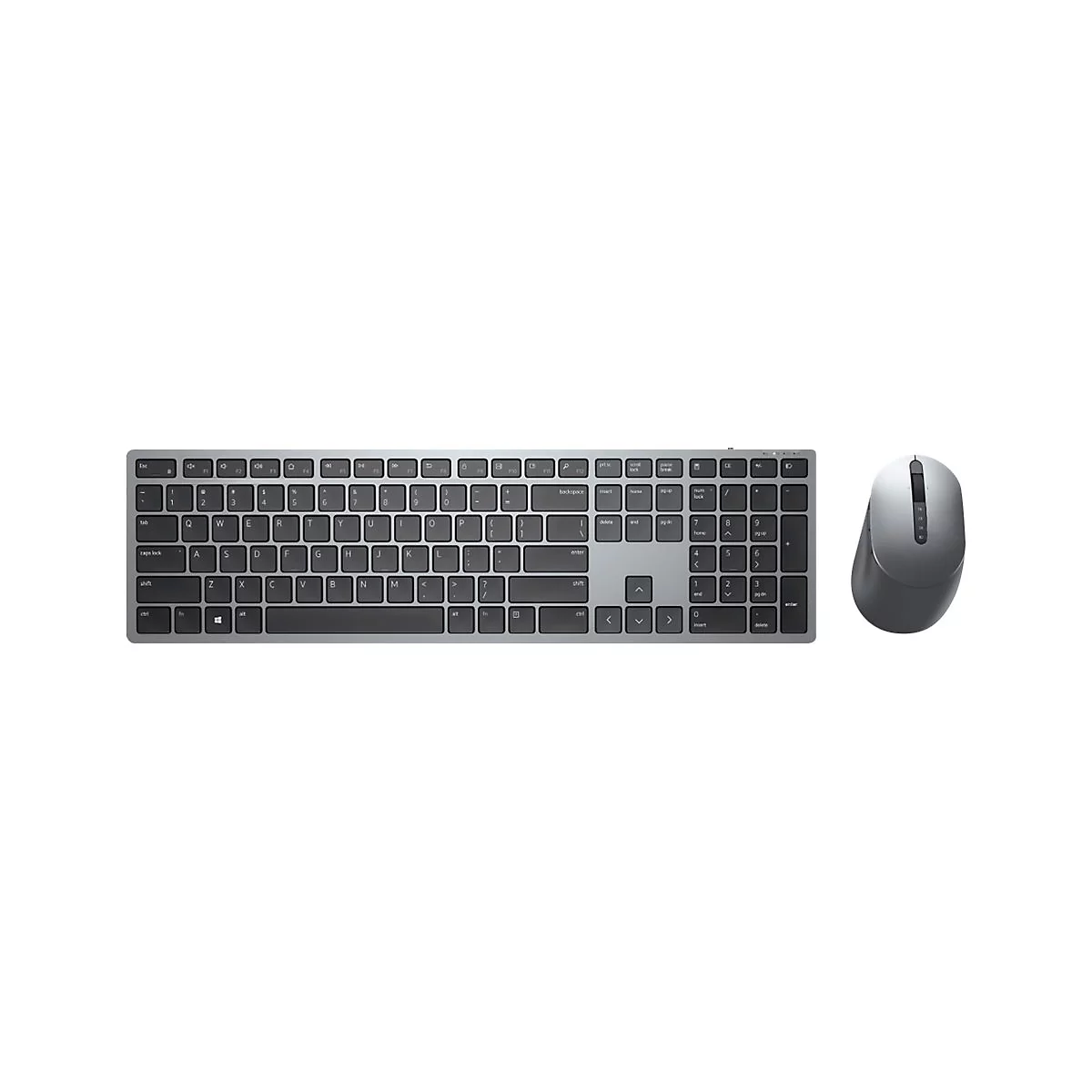 Dell Premier Multi-Device KM7321W - Tastatur-und-Maus-Set - kabellos - 2.4 GHz, Bluetooth 5.0 - AZERTY - Französisch