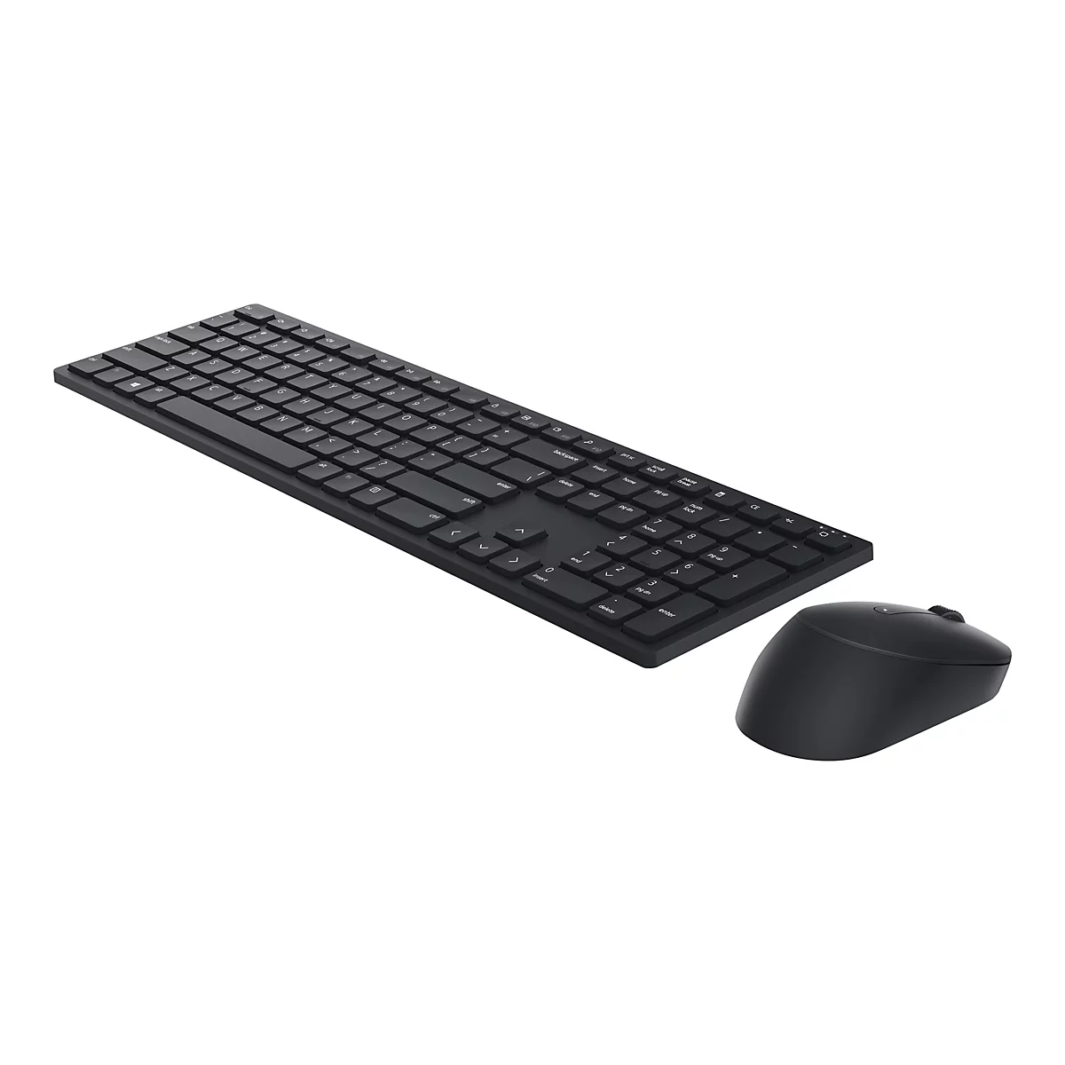 Dell Pro KM5221W - Tastatur-und-Maus-Set - kabellos - 2.4 GHz - kanadisches Französisch - Schwarz