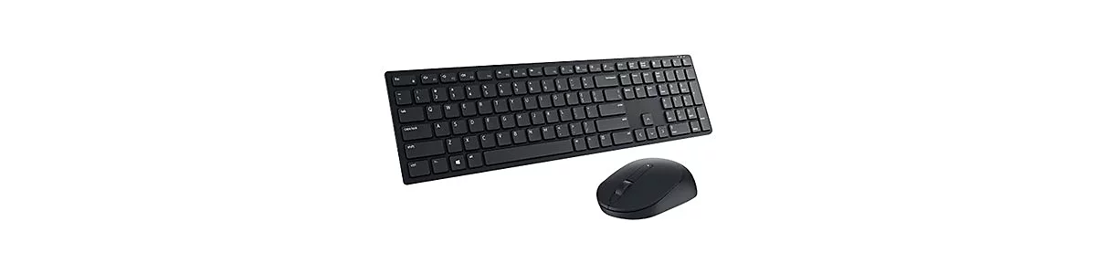 Dell Pro KM5221W - Tastatur-und-Maus-Set - kabellos - 2.4 GHz - QWERTZ - Deutsch