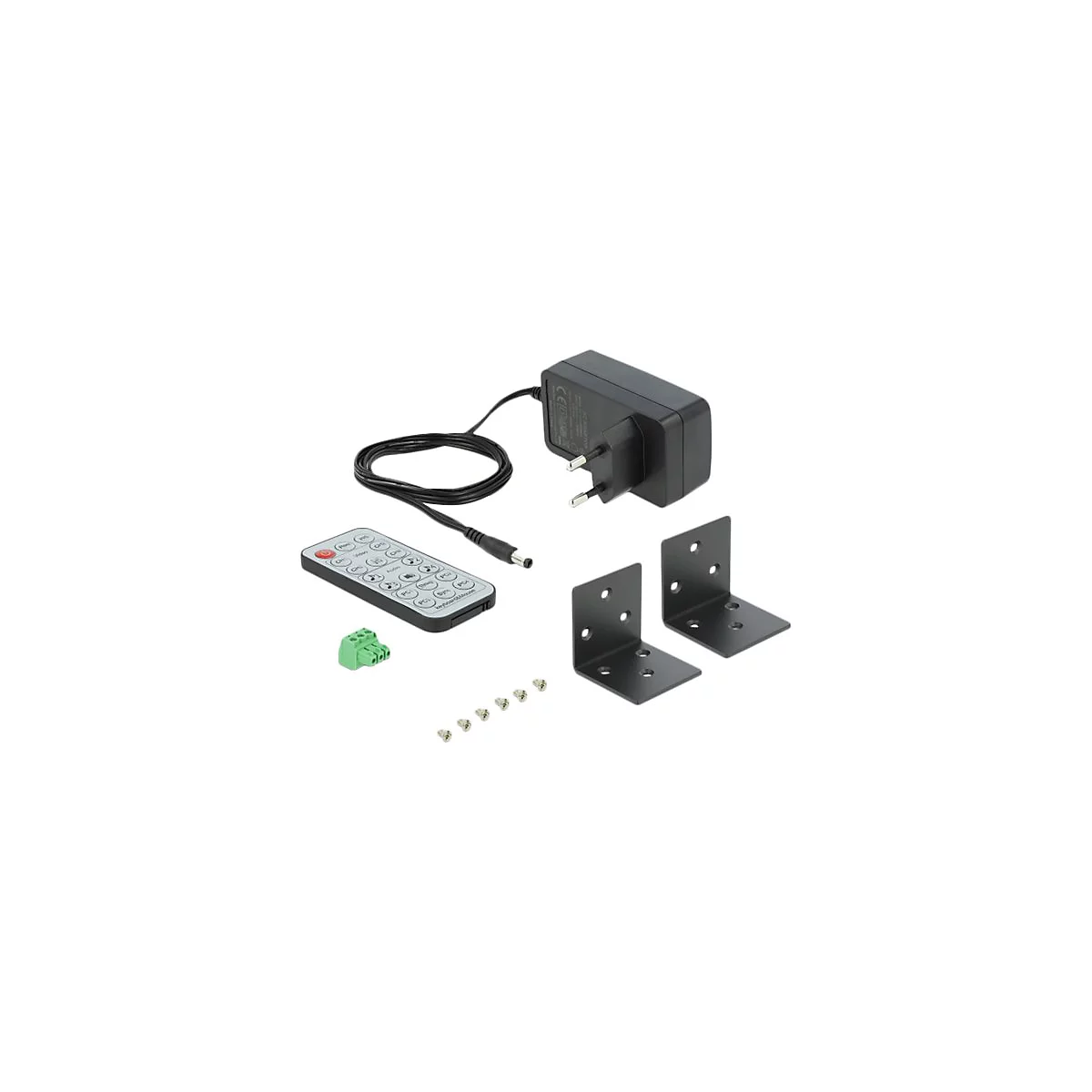 Delock 4 in 1 Multiview - KVM-/Audio-/USB-Switch - 4 Anschlüsse