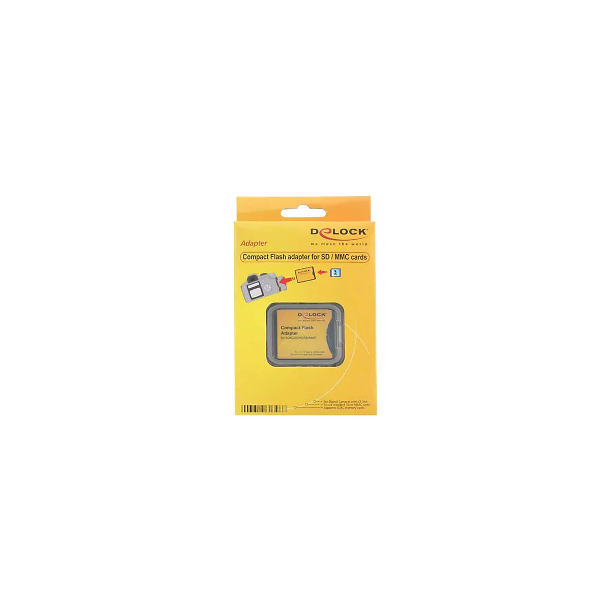 Delock Compact Flash Adapter - Kartenadapter - CompactFlash