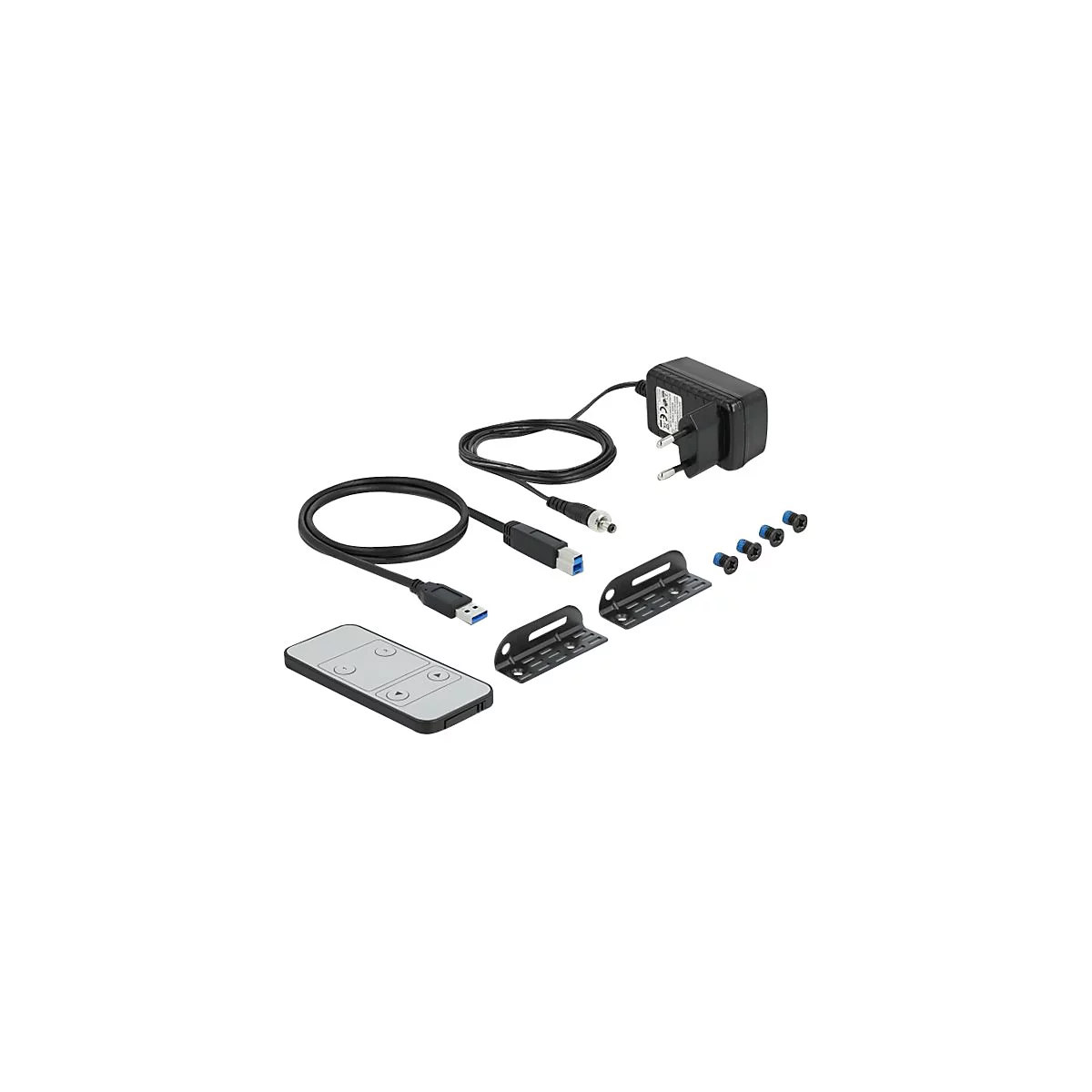 Delock DisplayPort 1.4 KVM Switch 8K 30 Hz with USB 3.0 and Audio - KVM-/Audio-/USB-Switch - 4 x KVM/Audio/USB - 1 lokaler Benutzer - Desktop