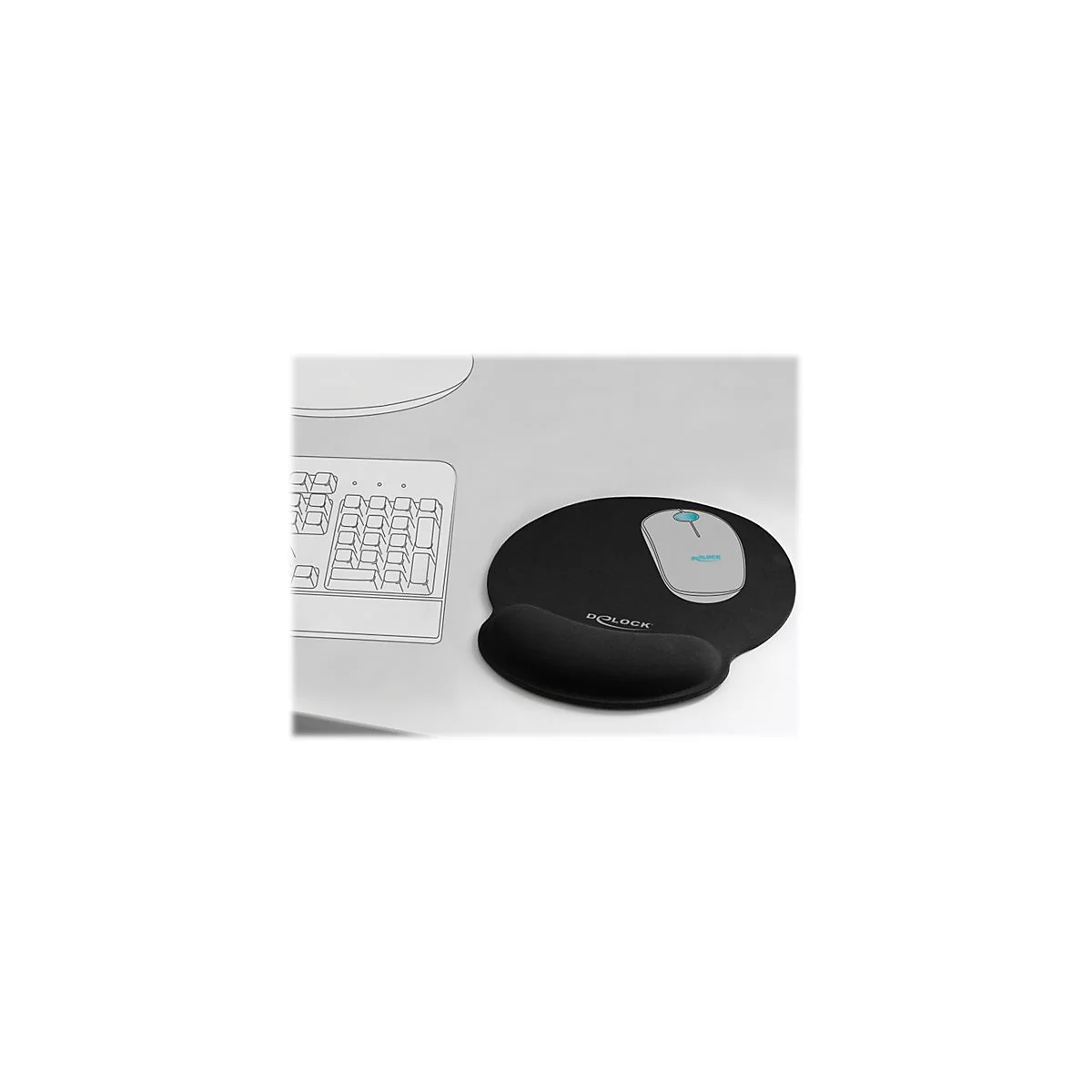 Delock Ergonomic - Mauspad