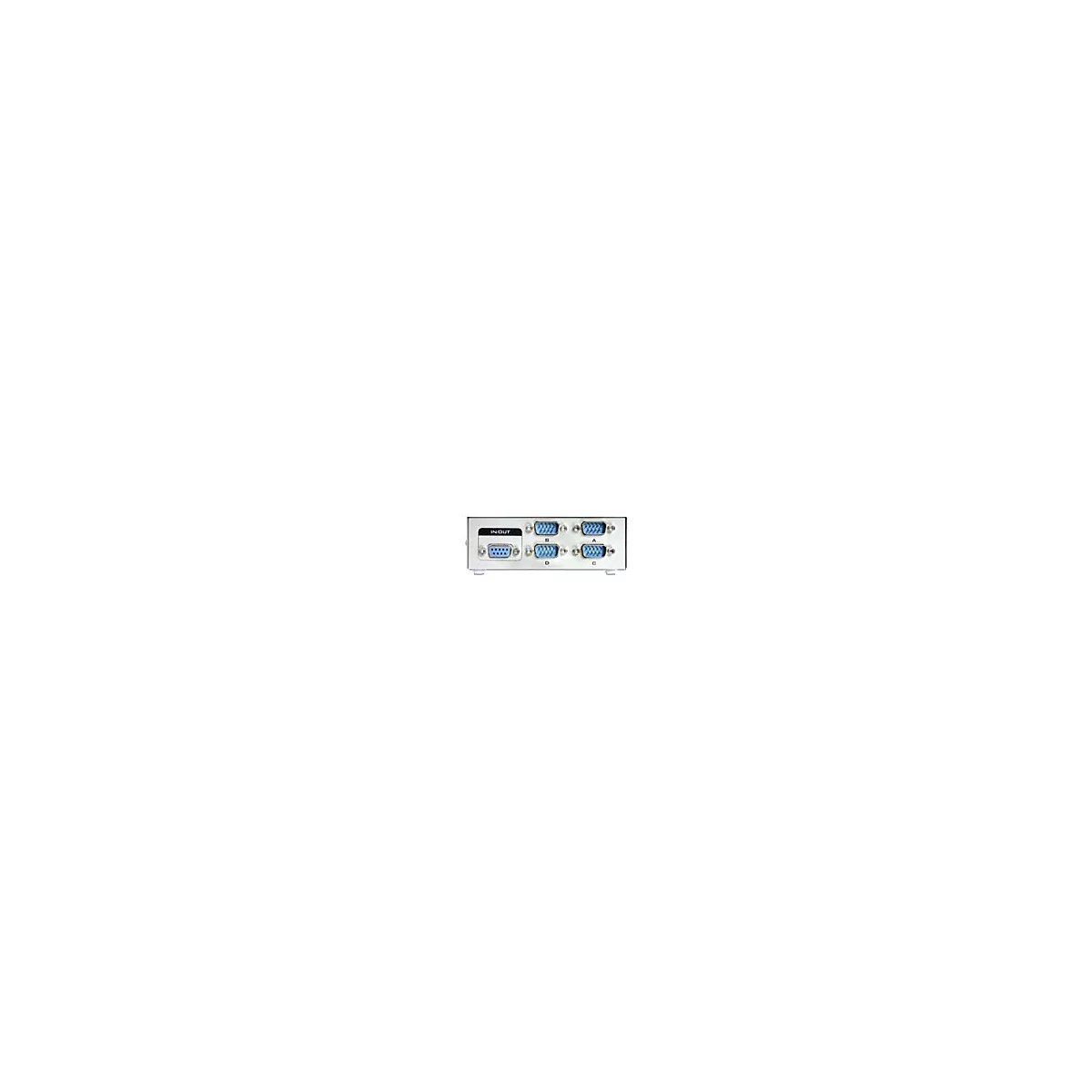 Delock Serial Switch RS-232 4-port manual - Switch - 4 Anschlüsse