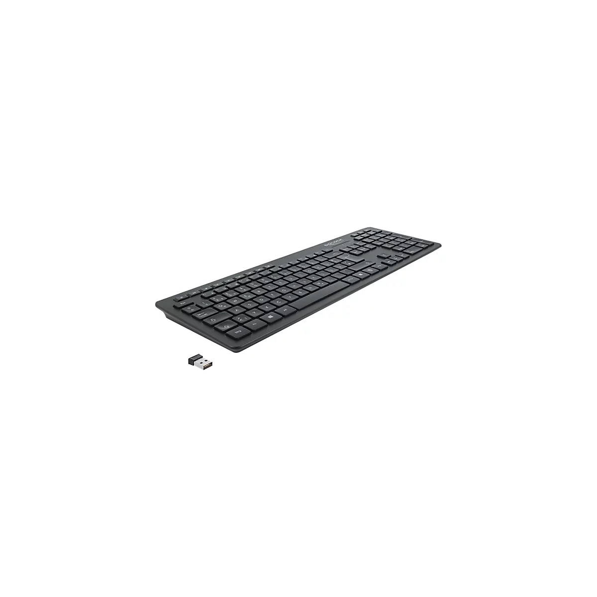 Delock - Silent - Tastatur - kabellos - 2.4 GHz - QWERTZ
