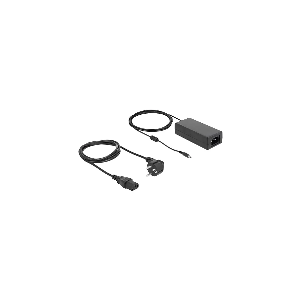 Delock - Switch - unmanaged - 4 x 10/100/1000 (PoE+) + 1 x 10/100/1000 (Uplink) - Desktop - PoE+ (60 W)