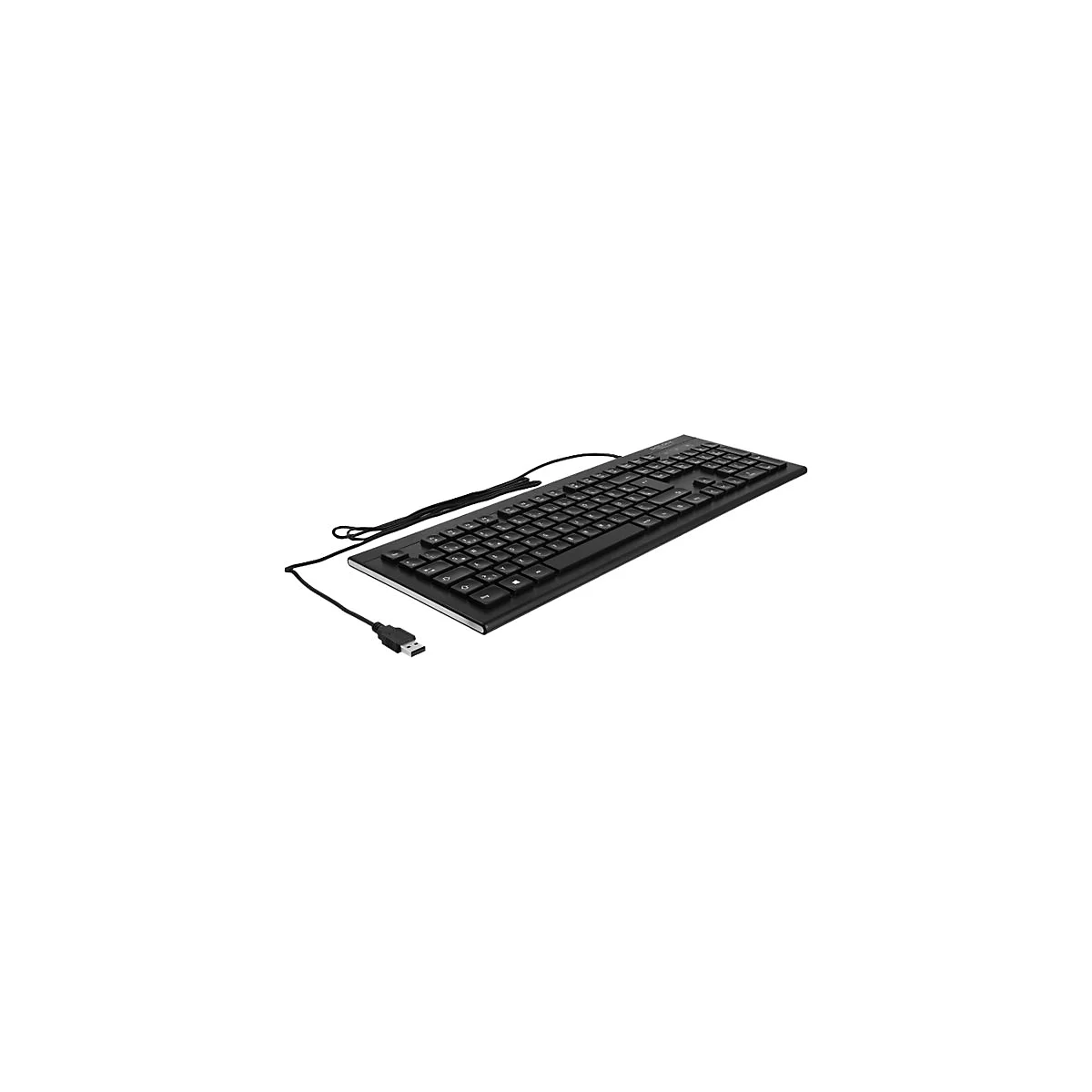 Delock - Tastatur - USB - QWERTZ - Deutsch - Schwarz