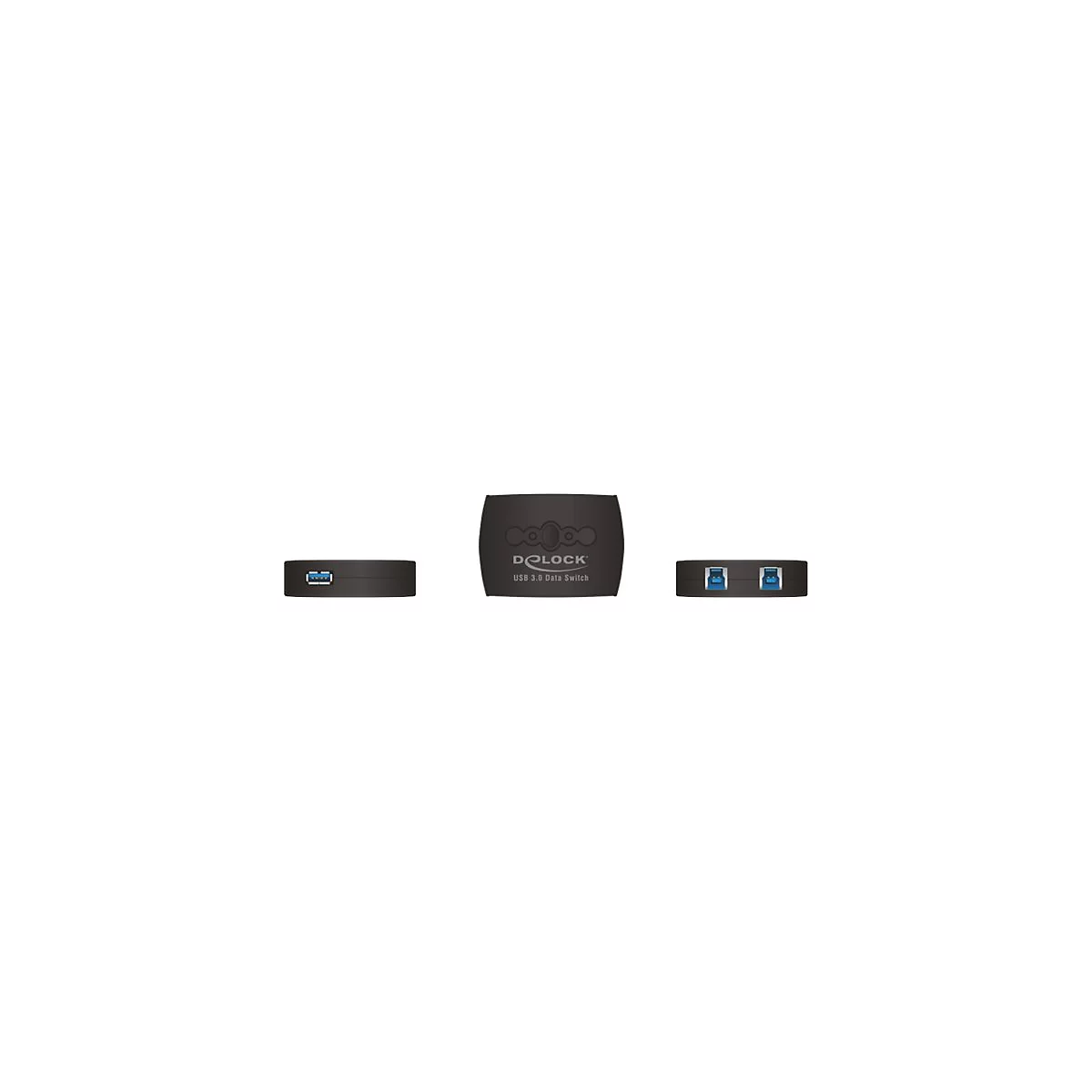 Delock USB 3.0 Sharing Switch 2 - 1 - USB-Umschalter für die gemeinsame Nutzung von Peripheriegeräten - 2 Anschlüsse