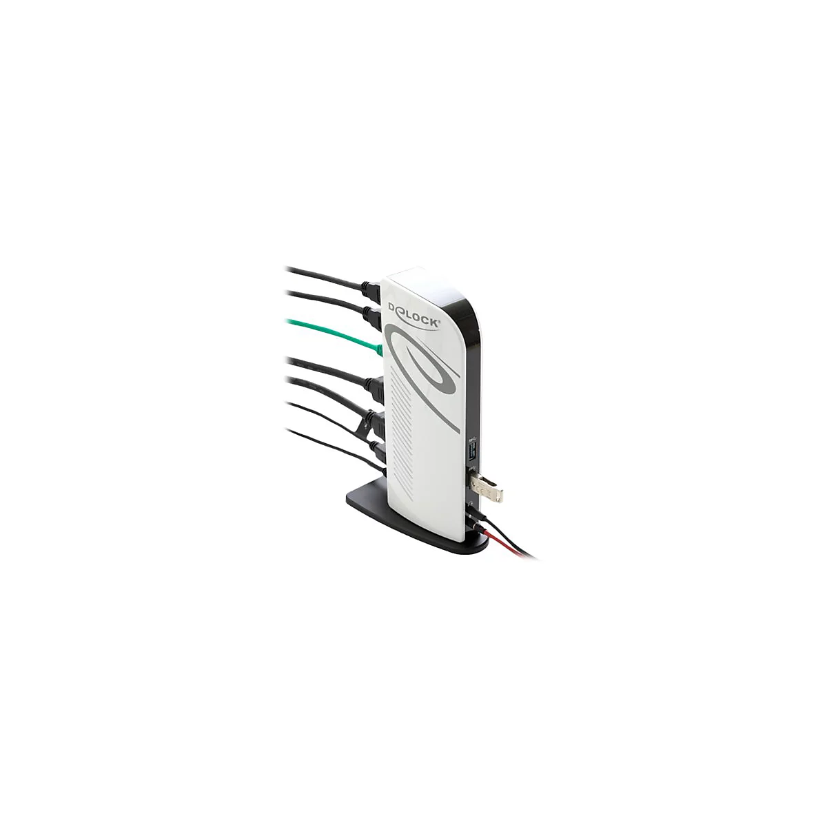 Delock USB Docking Station Dual HDMI Full-HD - Dockingstation - USB 3.2 Gen1 - 2 x HDMI - 1GbE