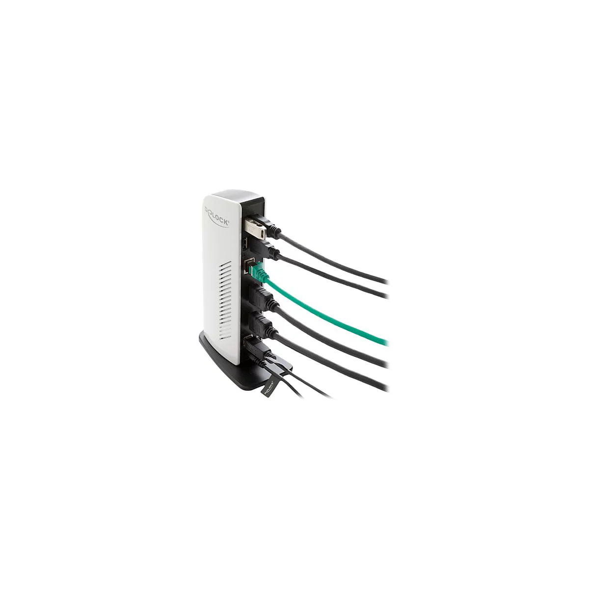 Delock USB Docking Station Dual HDMI Full-HD - Dockingstation - USB 3.2 Gen1 - 2 x HDMI - 1GbE