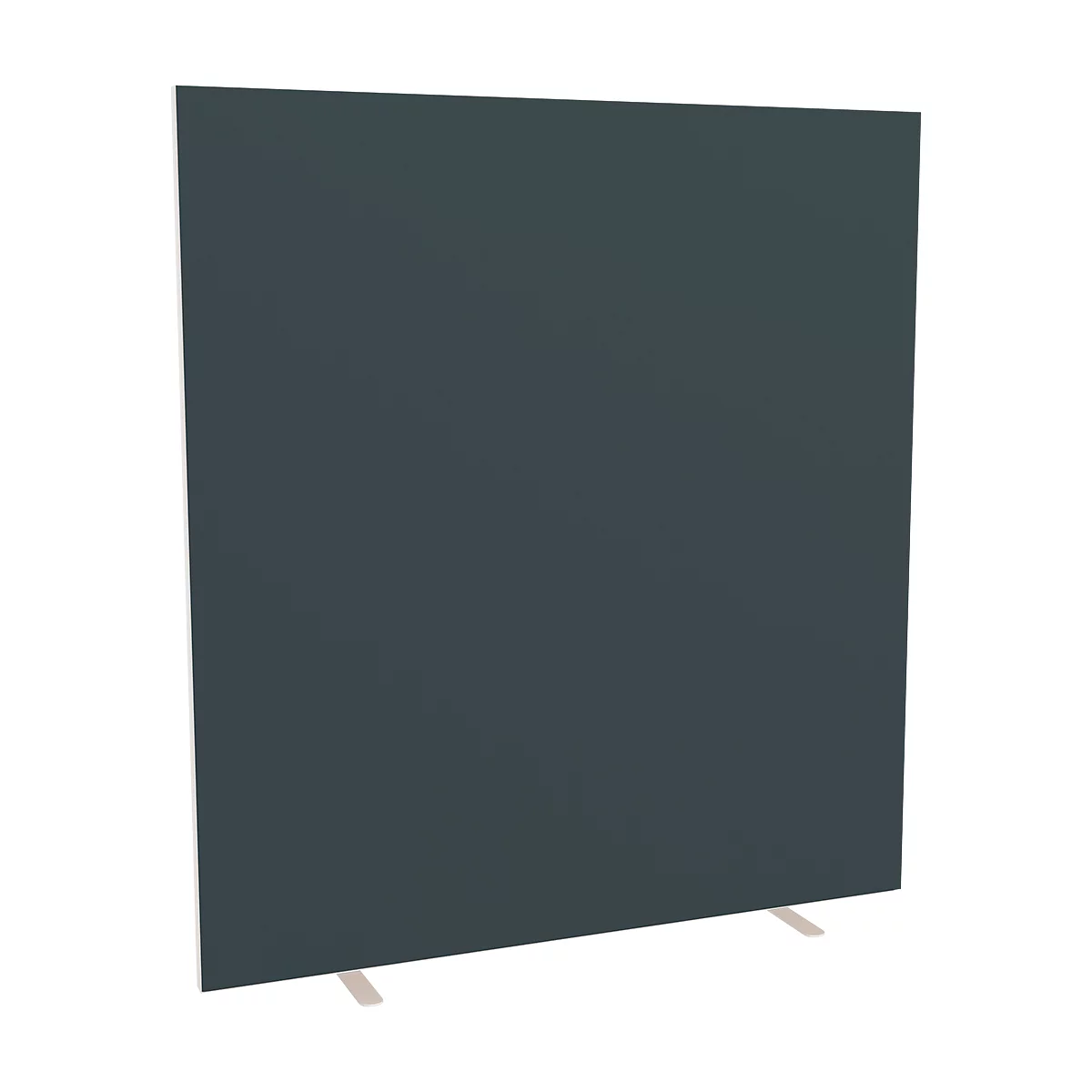 Design-Trennwand, Stoffbespannung, B 1600 mm, anthrazit