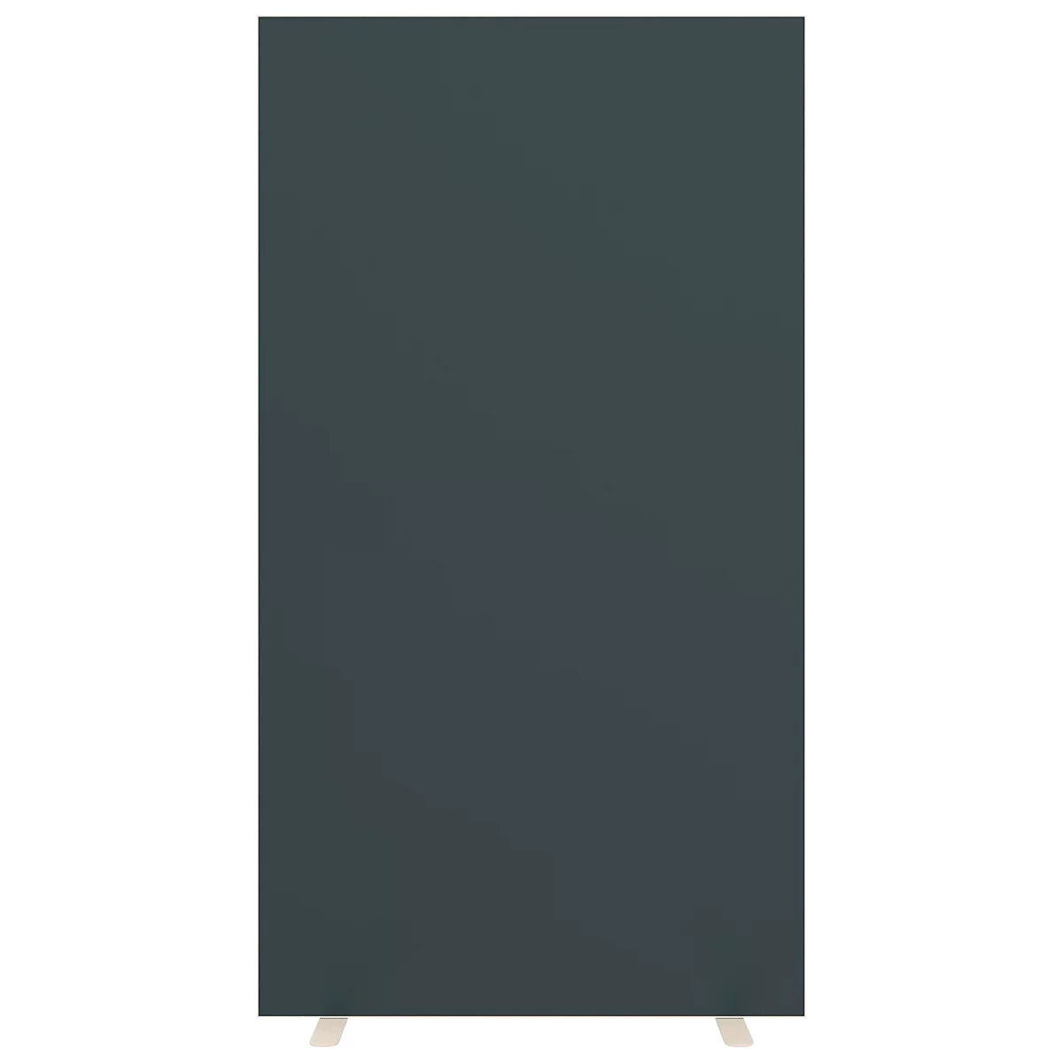 Design-Trennwand, Stoffbespannung, B 940 mm, anthrazit