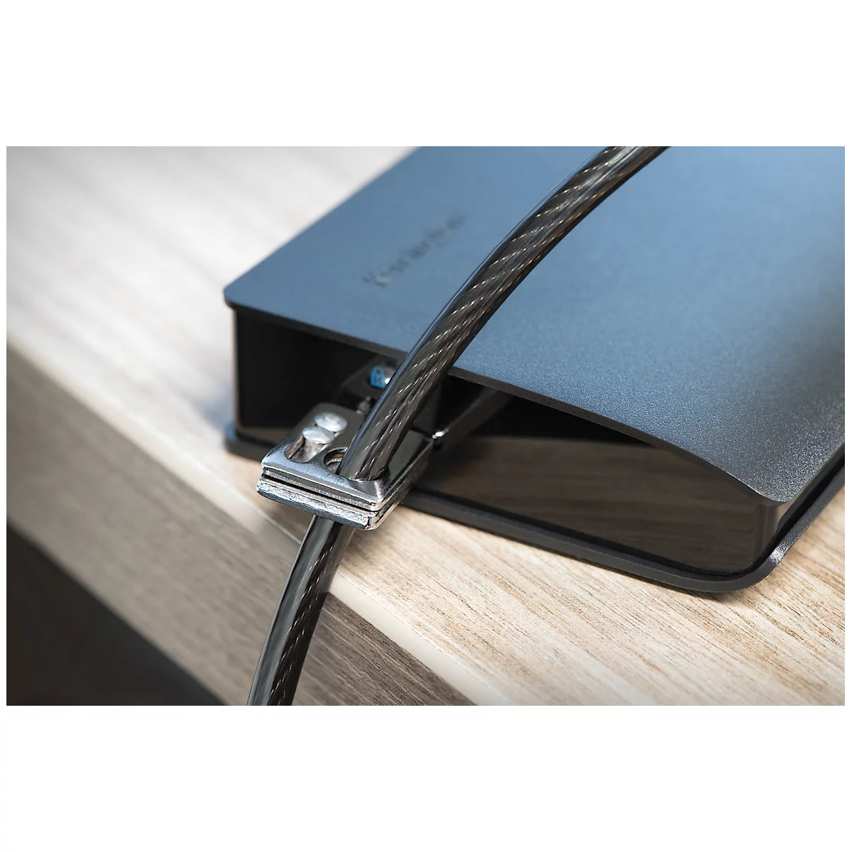 Desktopbeveiliging Kensington Desktop &amp; Peripherals Locking Kit 2.0, diefstalbeveiliging, vergrendelknop voor desktop-pc's, 2 adapters &amp; kabeloogje