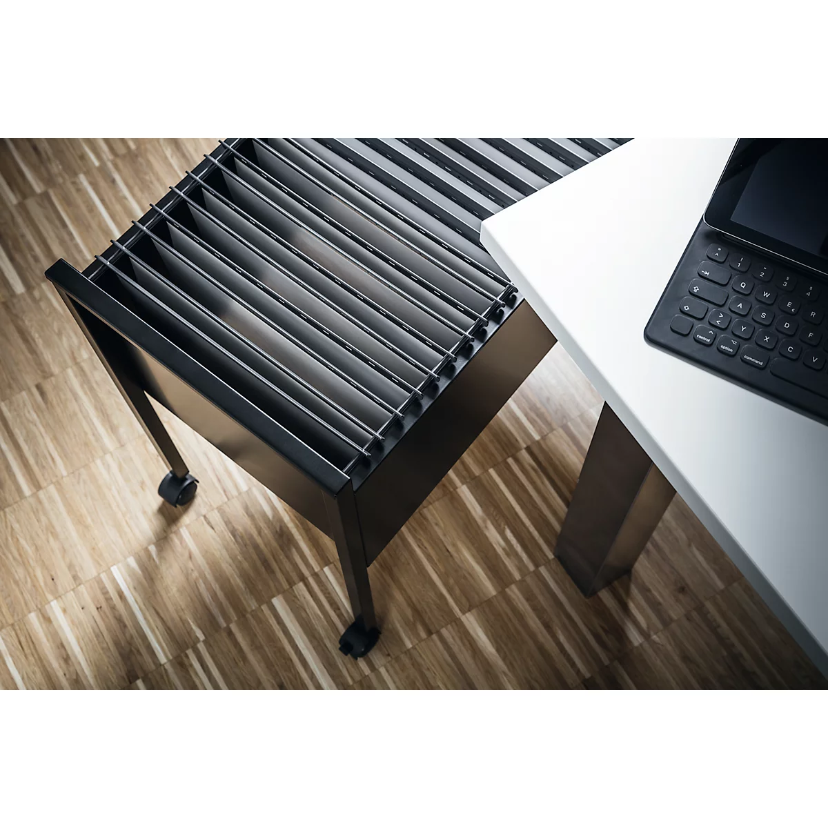Desserte mobile pour dossiers suspendus Mappenboy DURABLE, noir, sans dossiers suspendus