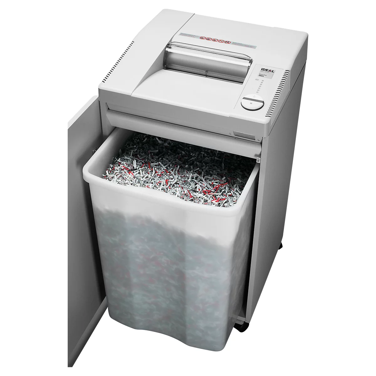 Destructeur de documents de bureau 3104-C/C IDEAL, découpe de morceaux 4 x 40 mm