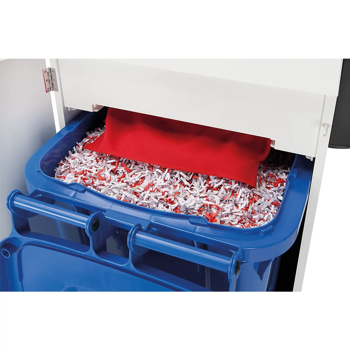 Destructeur de documents HSM Pure 740 max, niveau de sécurité 4, coupe en particules de 1,9 x 15 mm, 15 feuilles, blanc