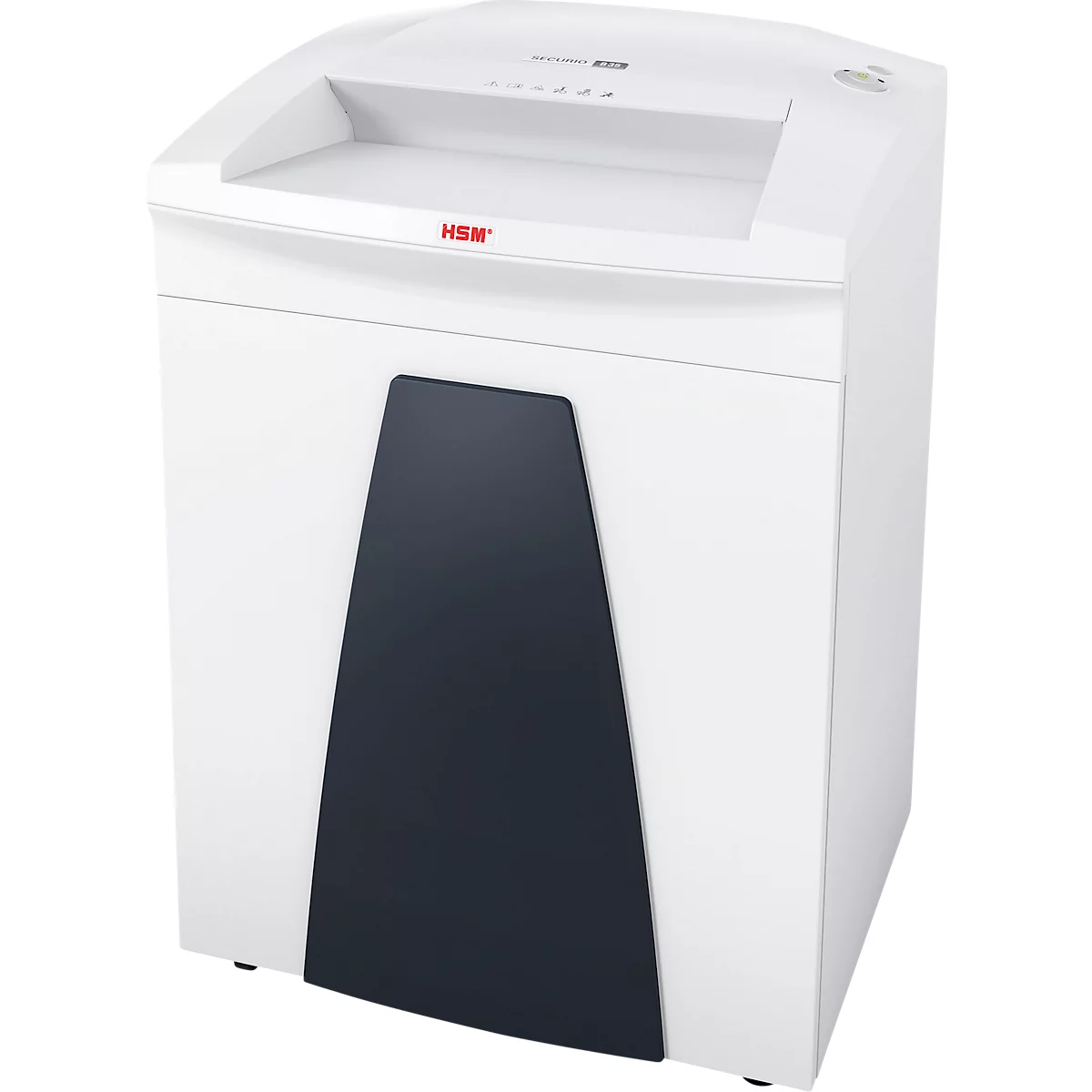Destructeur de documents HSM SECURIO B35, niveau de sécurité 5, coupe en particules de 1,9 x 15 mm, 15 feuilles, blanc