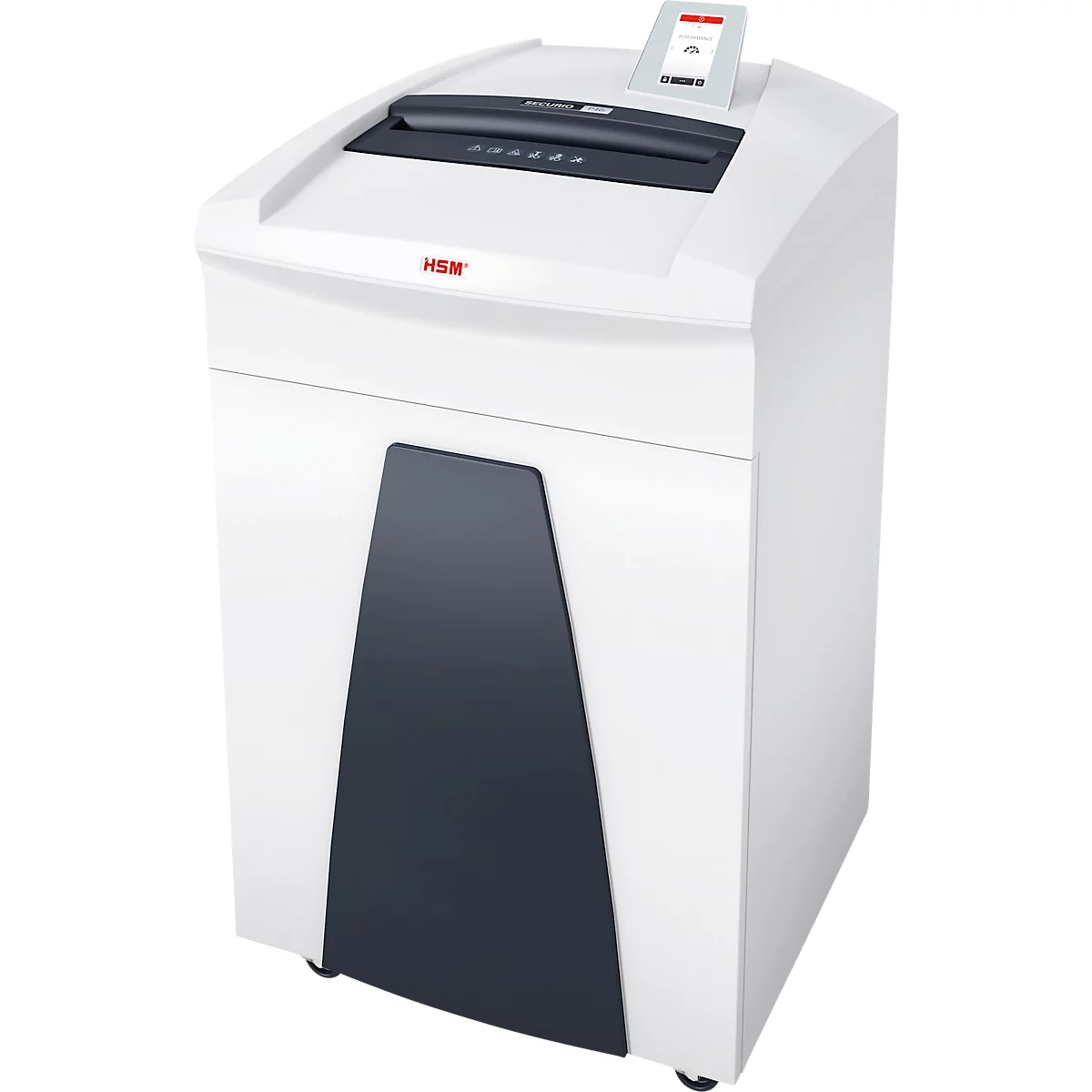 Destructeur de documents HSM SECURIO P40i, niveau de sécurité 5, coupe en particules de 1,9 x 15 mm, 21 feuilles, blanc