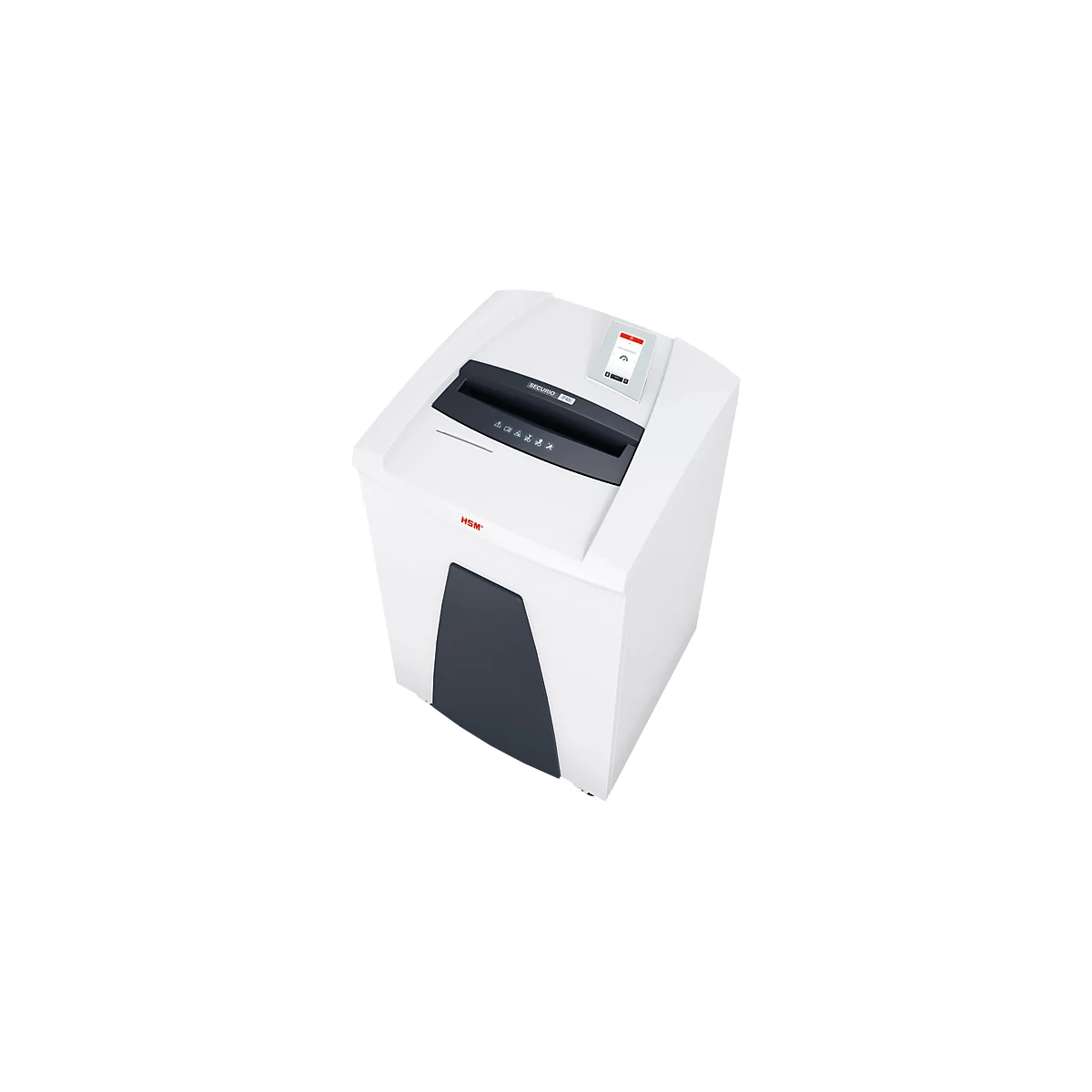 Destructeur de documents HSM SECURIO P40i, niveau de sécurité 5, coupe en particules de 1,9 x 15 mm, déchiquetage de CD, 21 feuilles, blanc