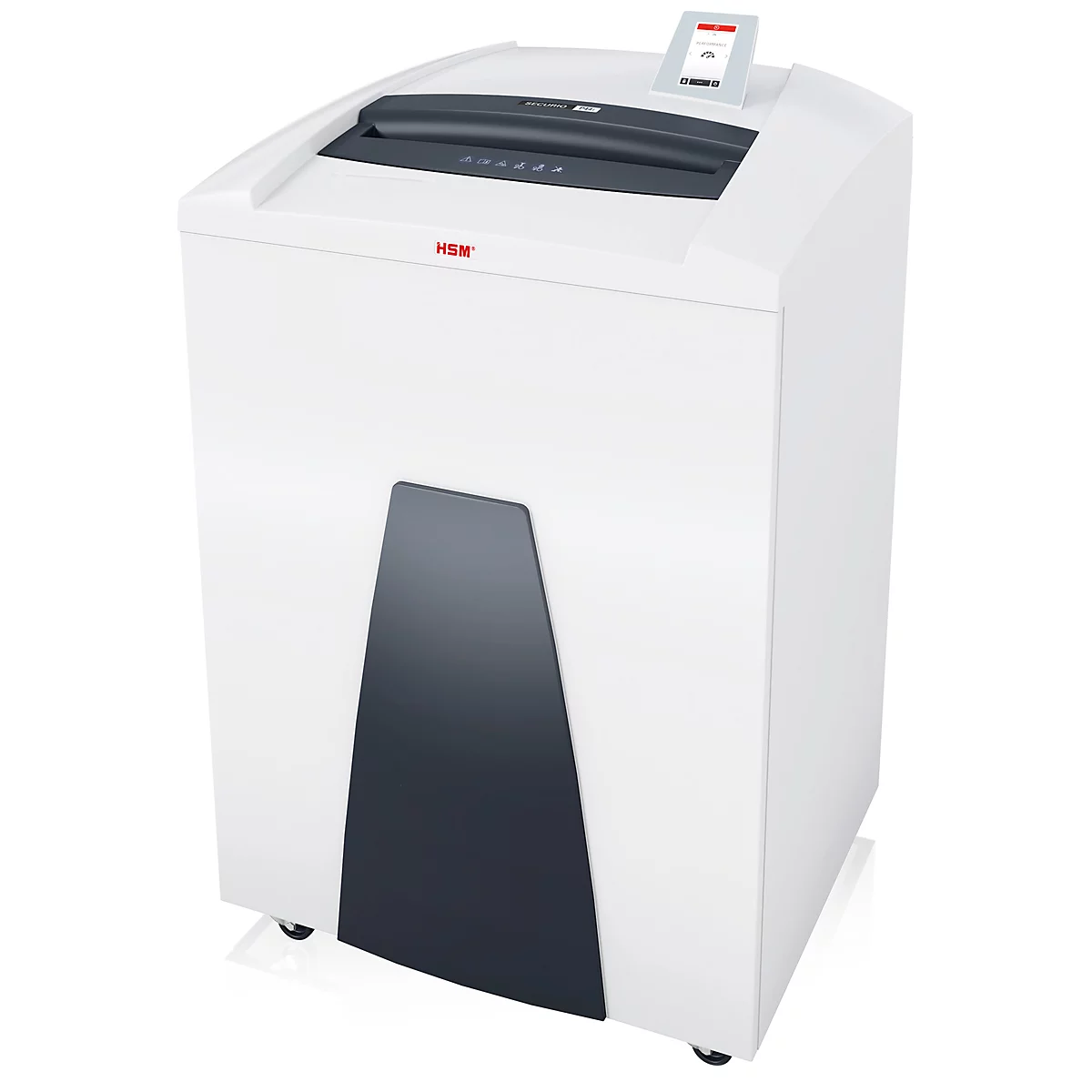 Destructeur de documents HSM SECURIO P44i, niveau de sécurité 4, coupe en particules 3,9 x 40 mm, 205 l, coupe CD, 45 feuilles, blanc