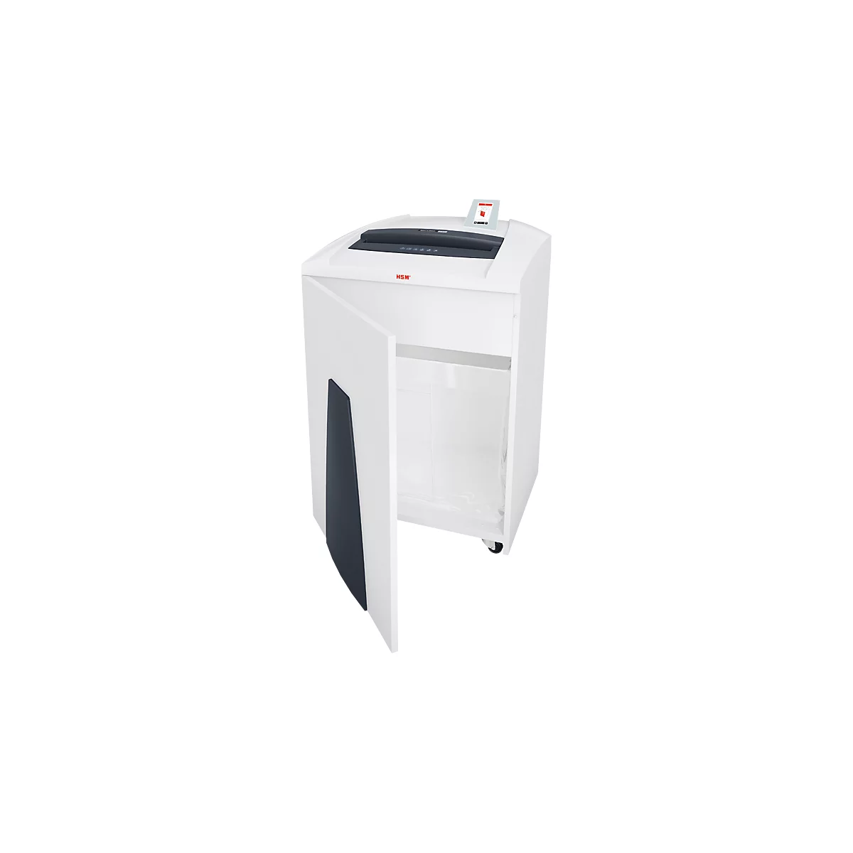 Destructeur de documents HSM SECURIO P44i, niveau de sécurité 4, coupe en particules 3,9 x 40 mm, 205 l, coupe CD, 45 feuilles, blanc
