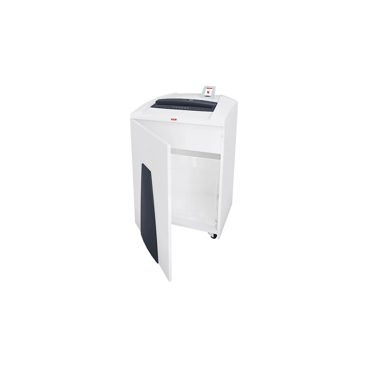 Destructeur de documents HSM SECURIO P44i, niveau de sécurité 4, coupe en particules de 3,9 x 40 mm, 45 feuilles, blanc