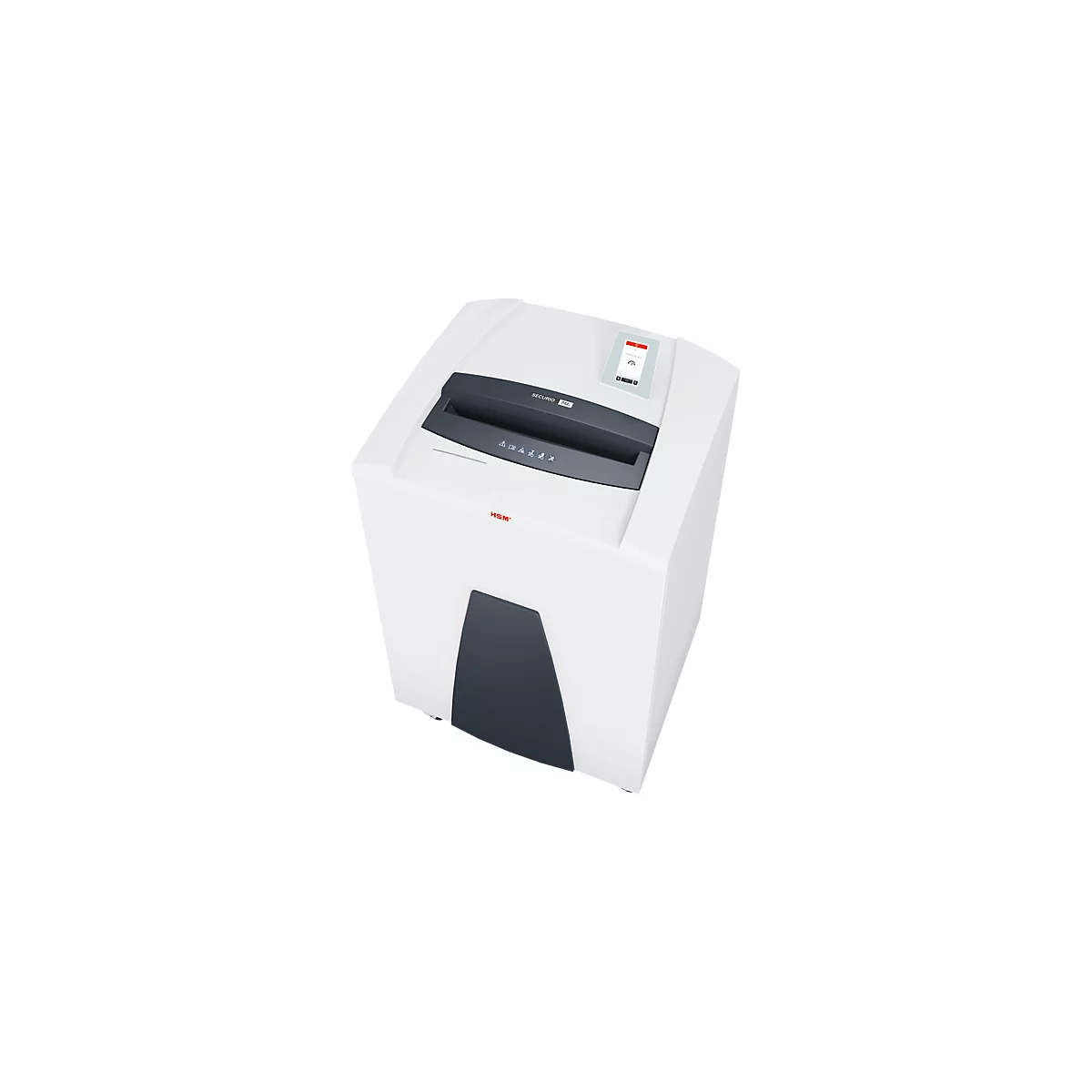 Destructeur de documents HSM SECURIO P44i, niveau de sécurité 5, coupe en particules de 1,9 x 15 mm, 27 feuilles, destructeur de CD, blanc