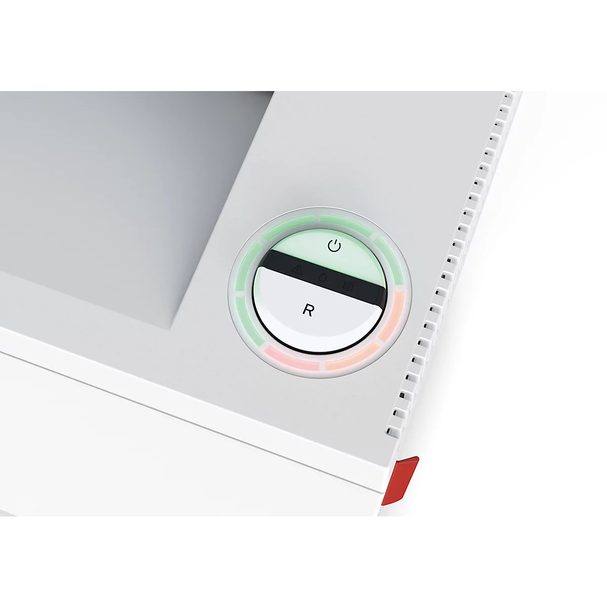 Destructeur de documents Ideal 4003, bandes 6 mm, P-2, jusqu'à 165 l, largeur d'action 400 mm, L 640 x P 550 x H 945 mm